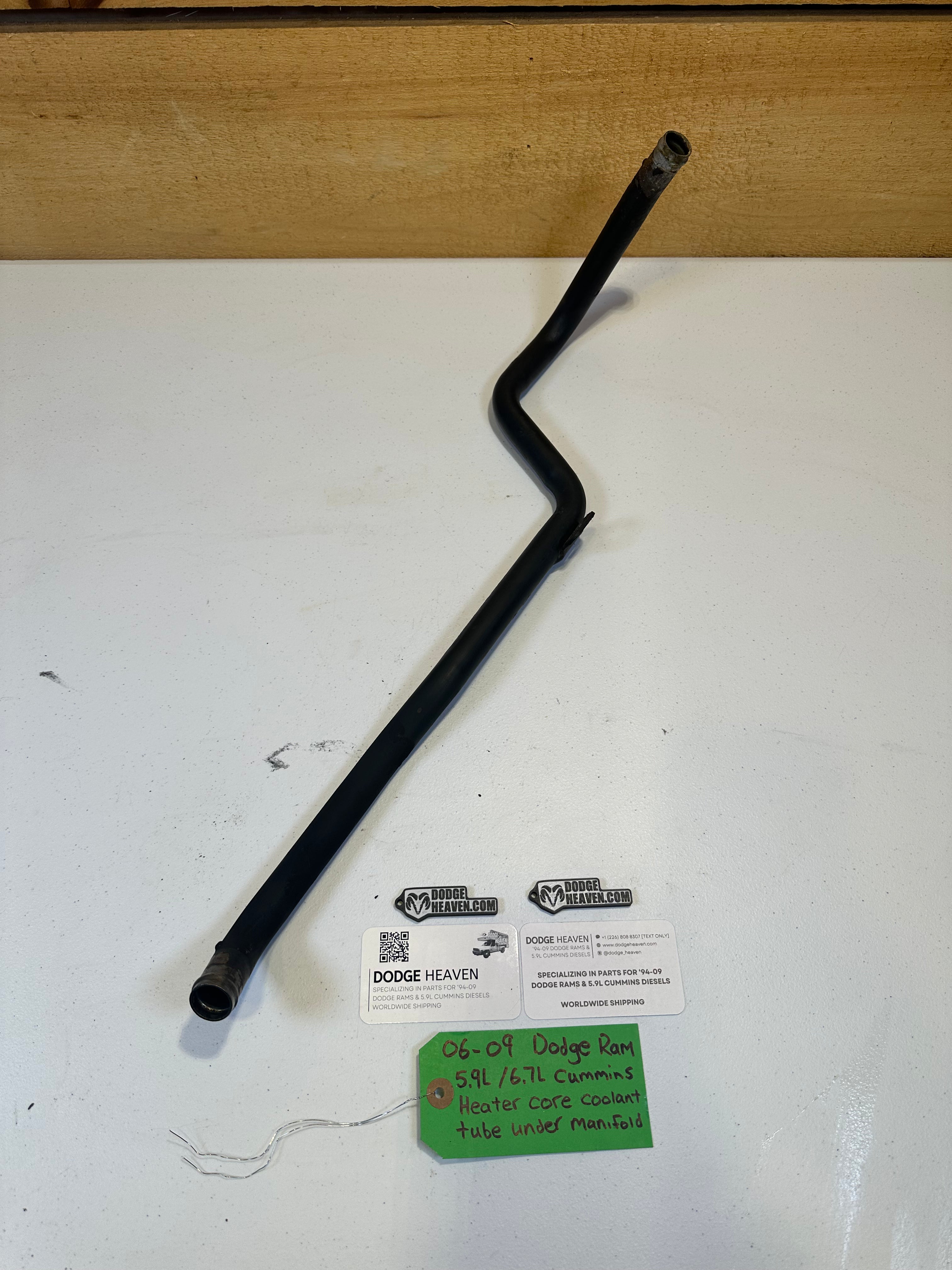 2006-2007 Dodge Ram 5.9L Heater Core Tube Under Manifold (OEM)