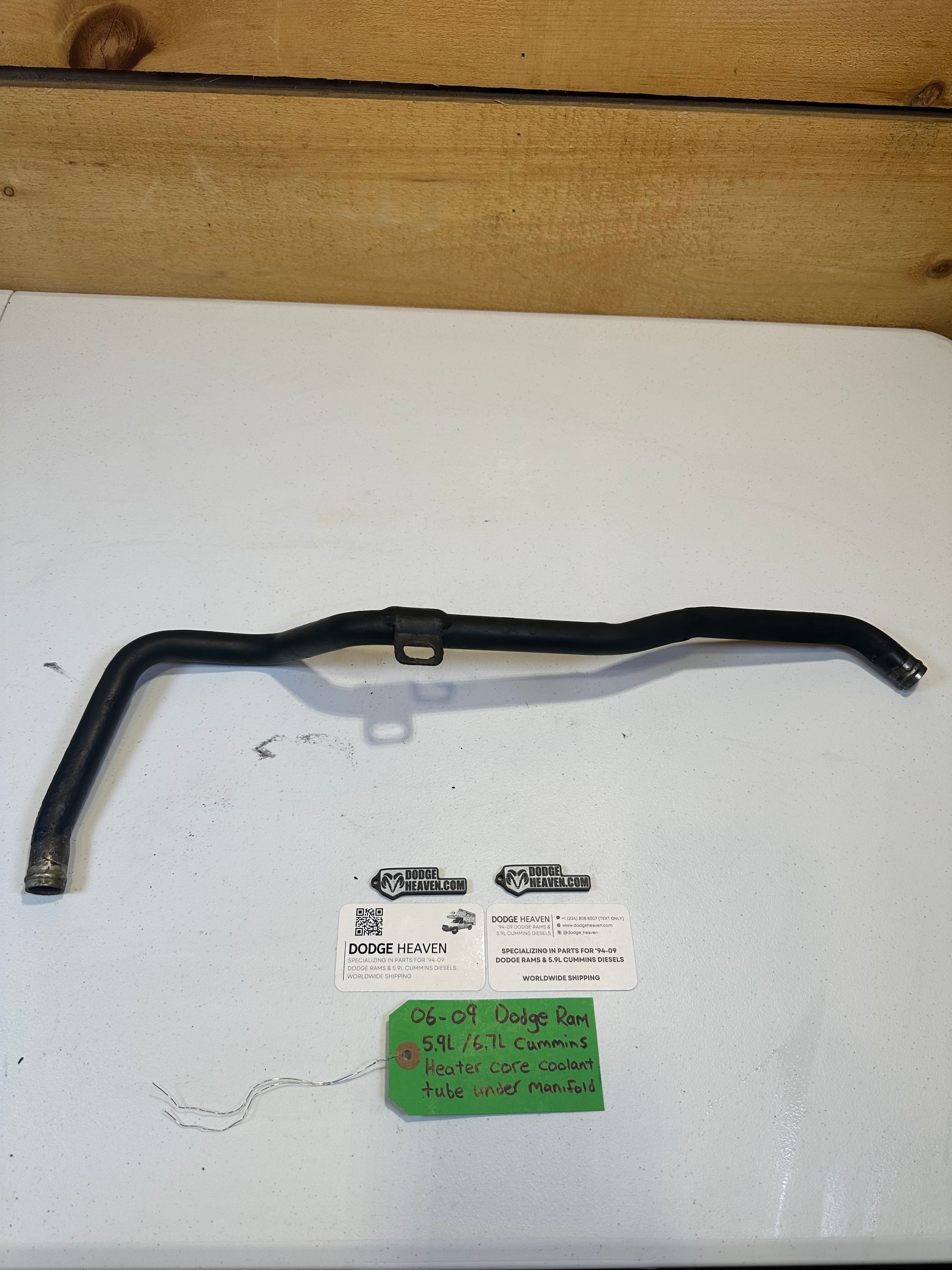 2006-2007 Dodge Ram 5.9L Heater Core Tube Under Manifold (OEM)