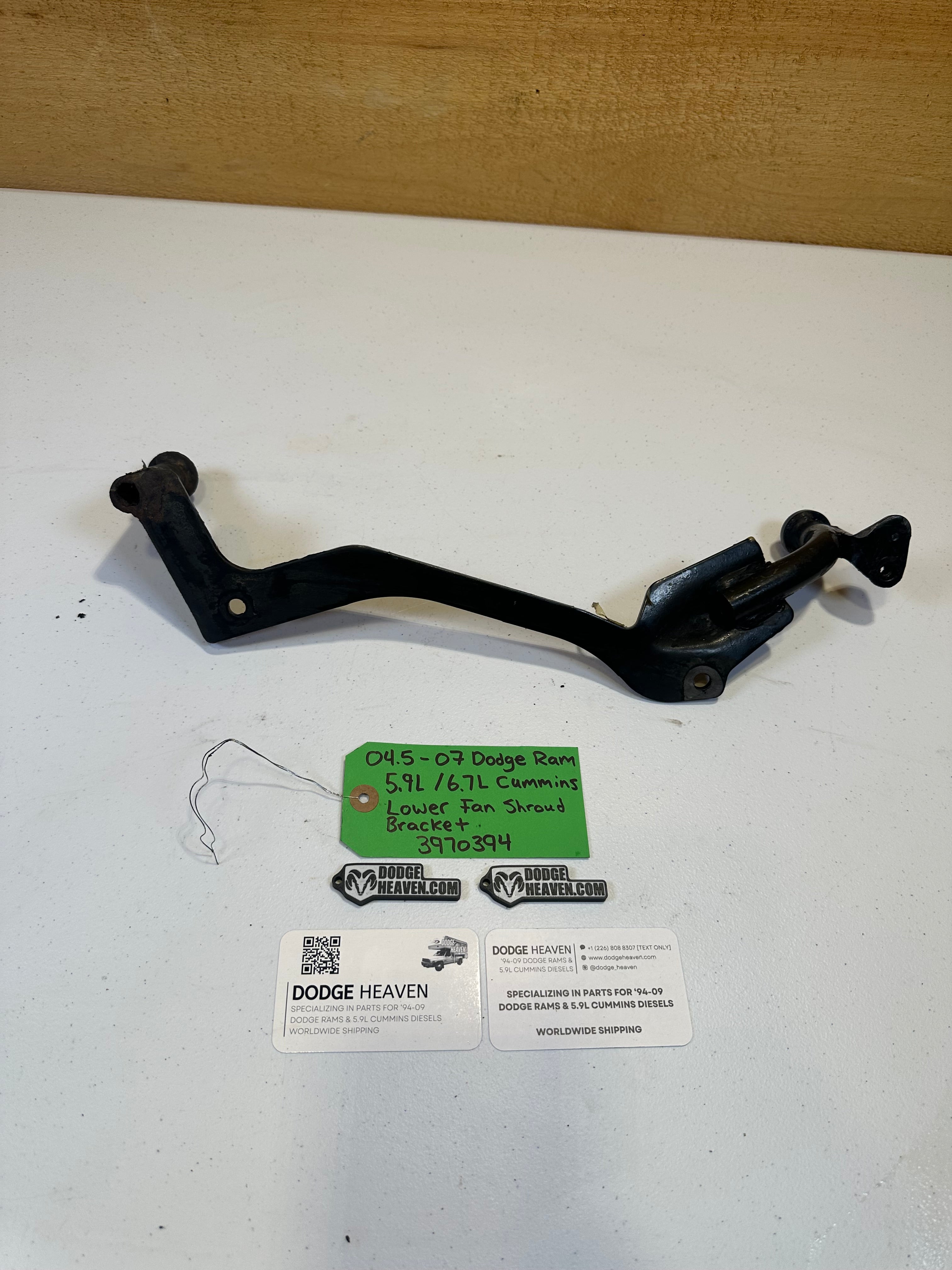 2004.5-2009 Dodge Ram 5.9L / 6.7L Cummins Lower Fan Shroud Bracket (OEM)