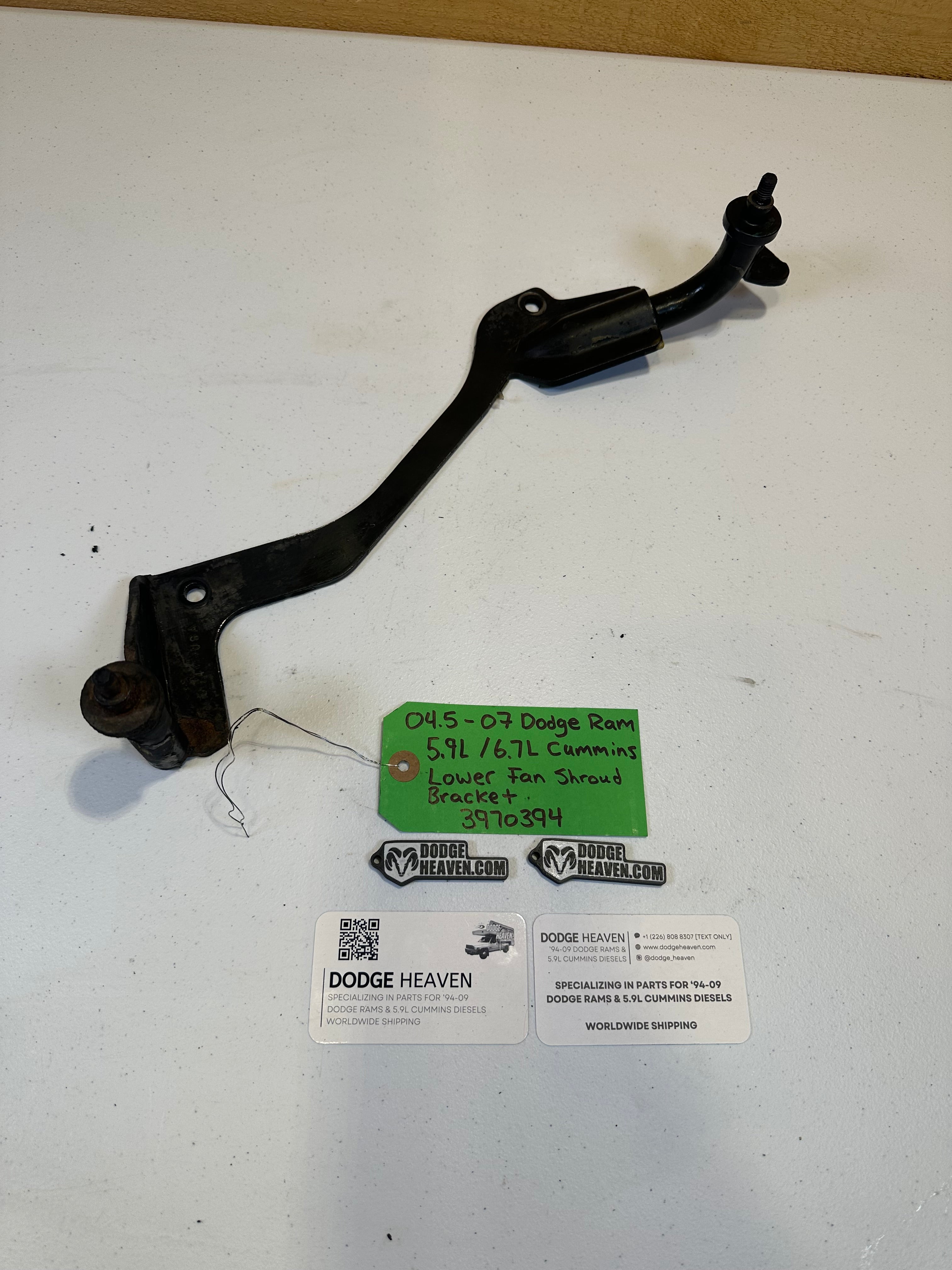 2004.5-2009 Dodge Ram 5.9L / 6.7L Cummins Lower Fan Shroud Bracket (OEM)