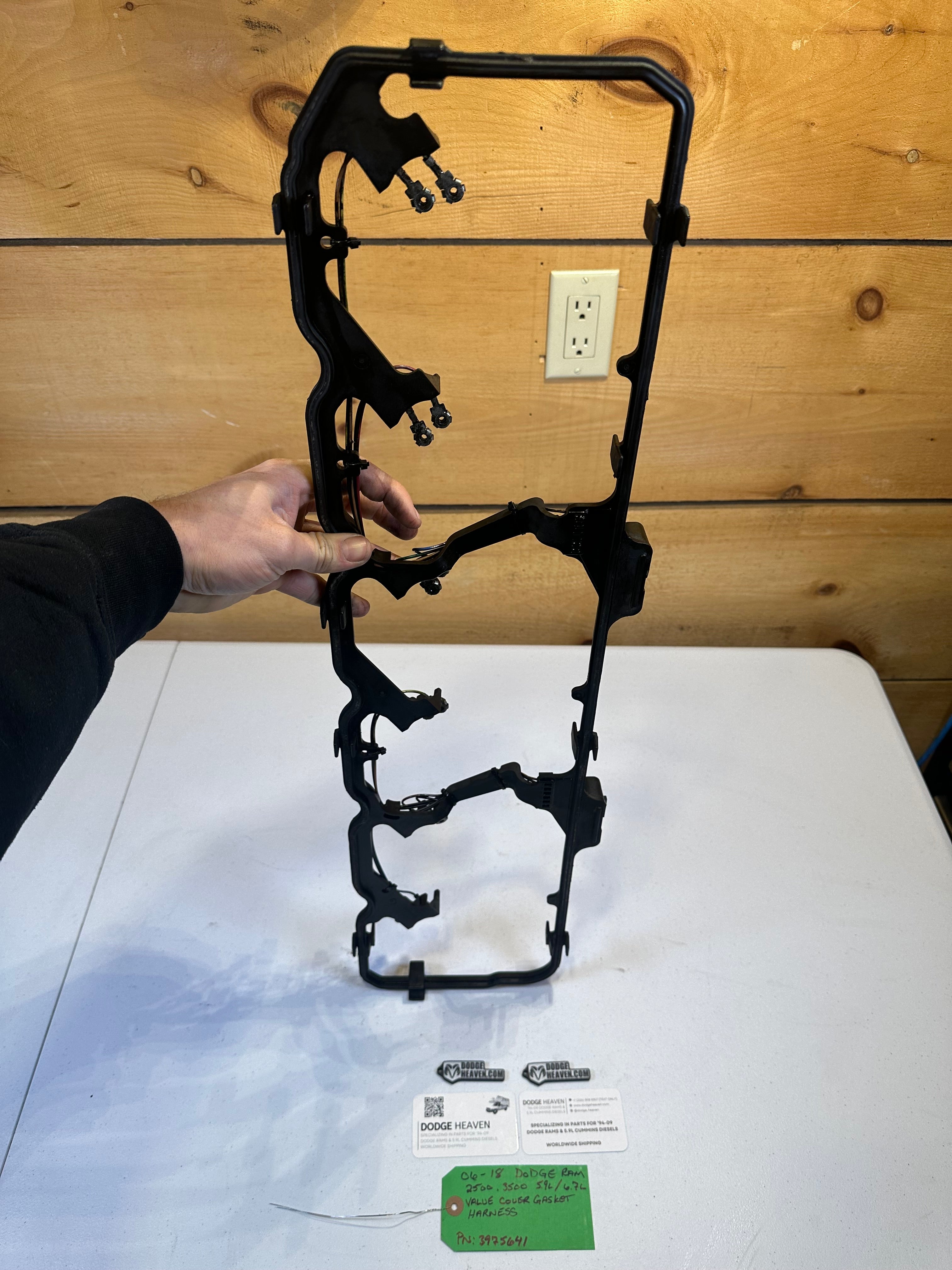 2006-2018 Dodge Ram 5.9L 6.7L Cummins Valve Cover Injector Wiring Harness Gasket (OEM)