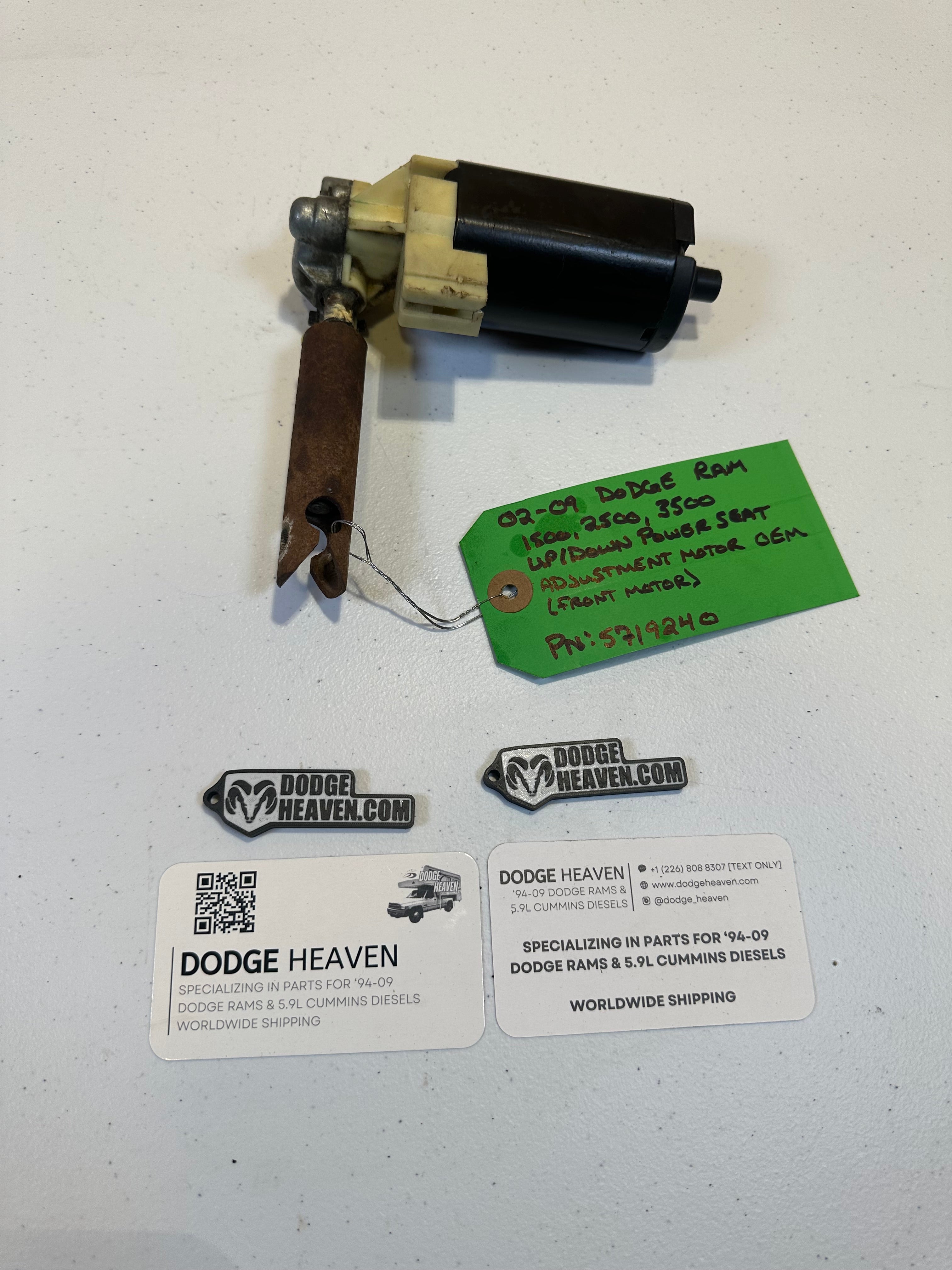 2002-2009 Dodge Ram Up/Down Power Seat Motor  Vertical (Front Motor) (OEM)