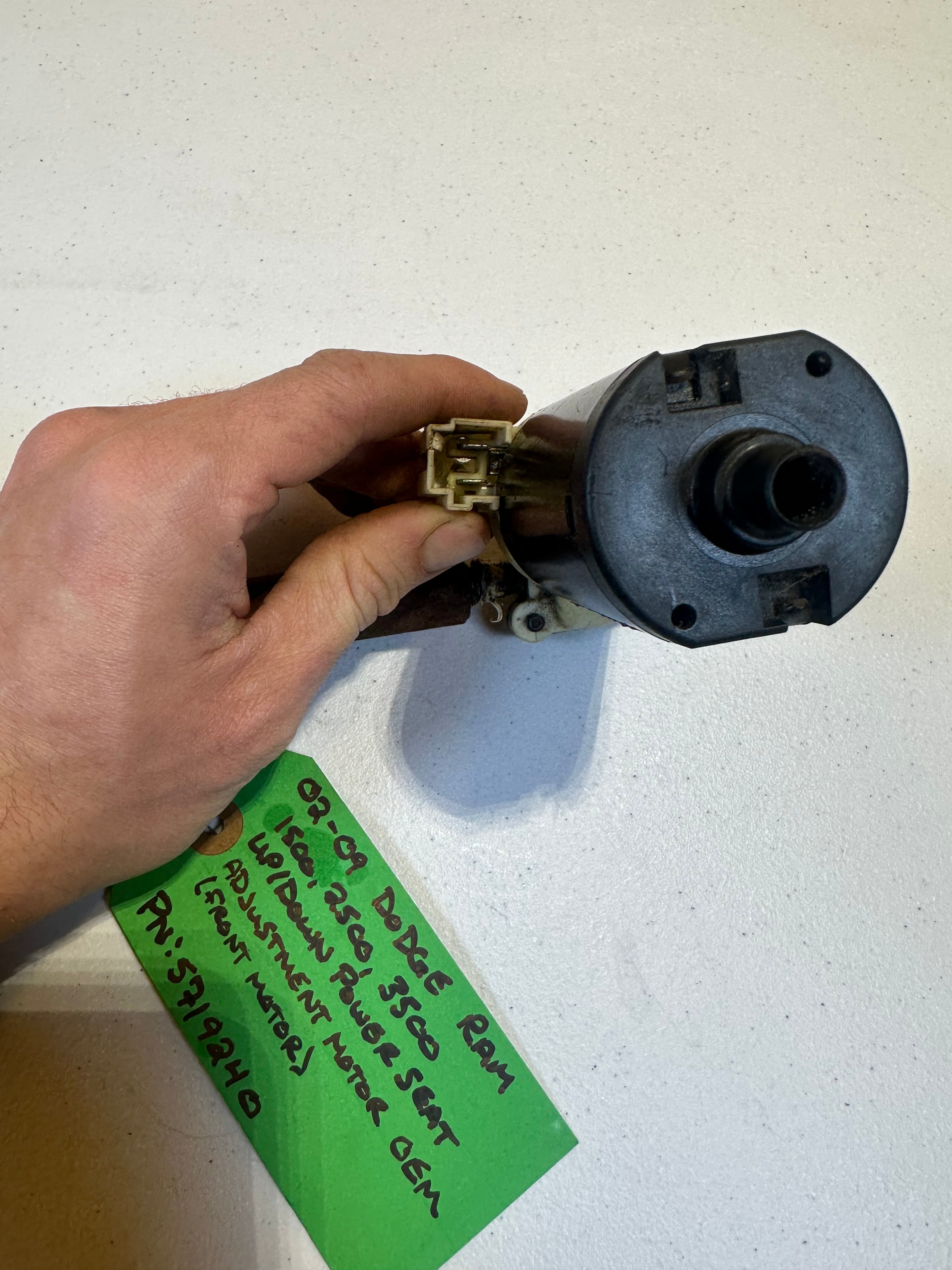 2002-2009 Dodge Ram Up/Down Power Seat Motor  Vertical (Front Motor) (OEM)