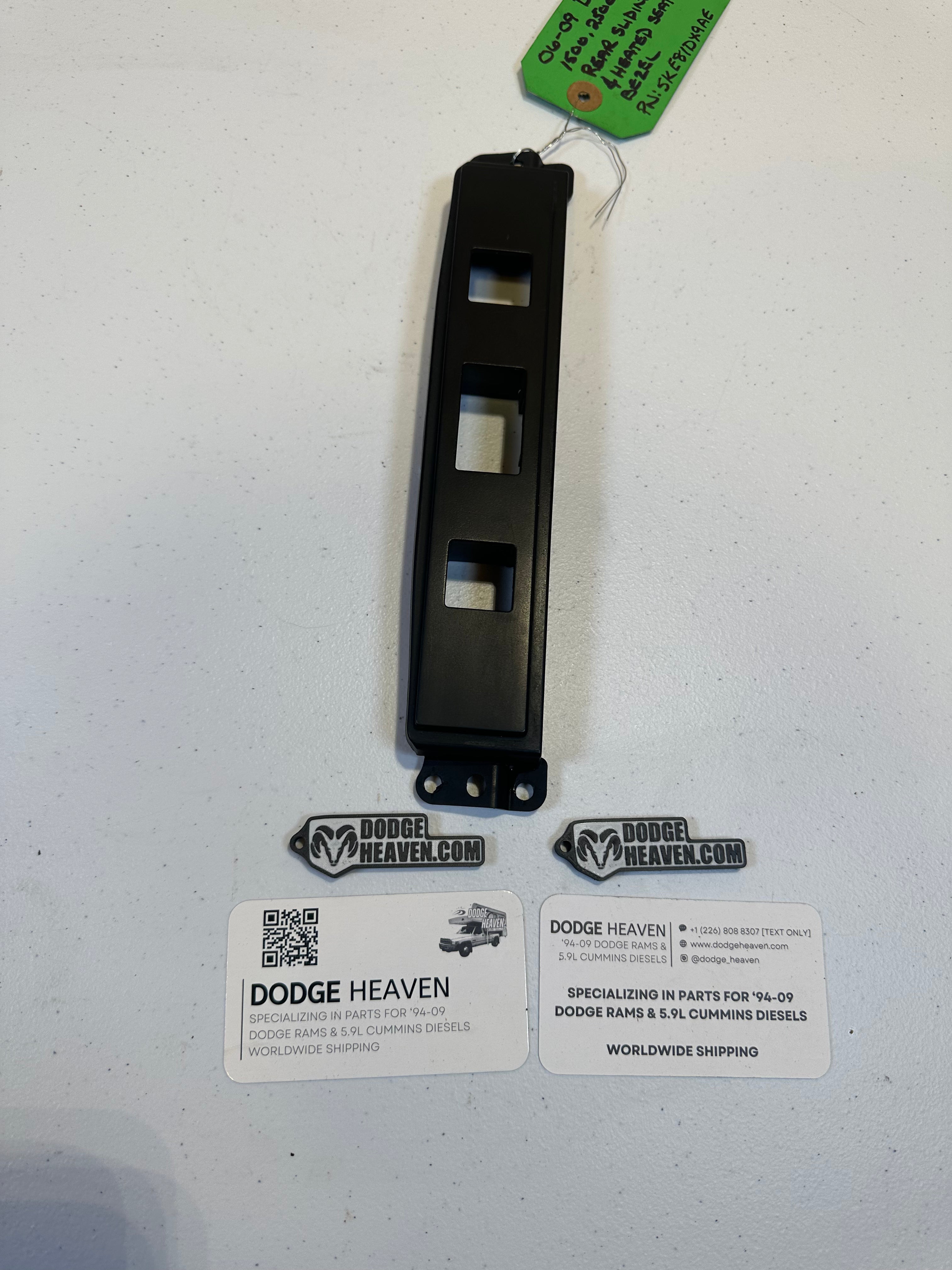 2006-2009 Dodge Ram Rear sliding Window & Heated Seat Switch Bezel (OEM)