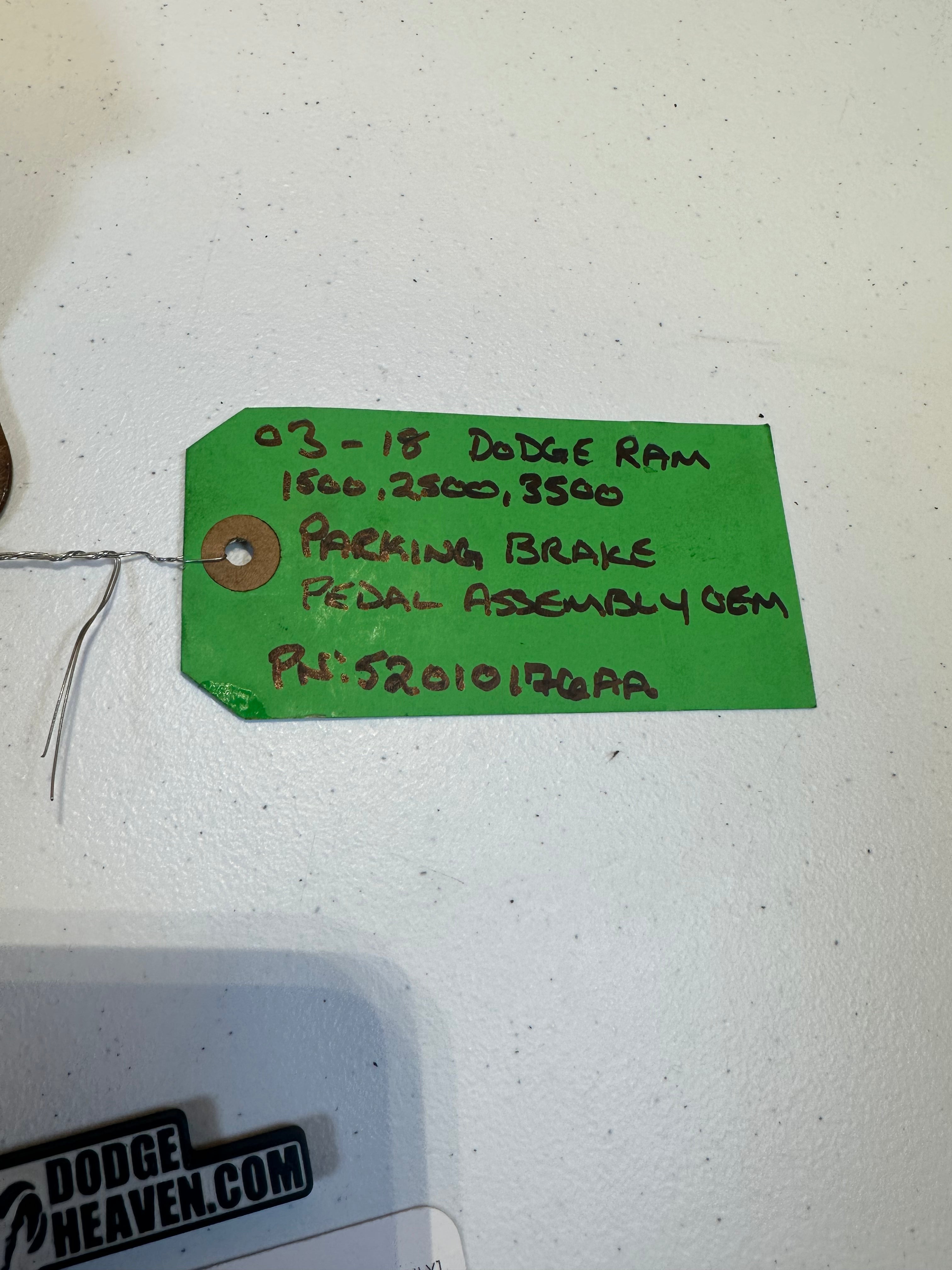 2003-2018 Dodge Ram Emergency Brake Pedal Assembly (OEM)