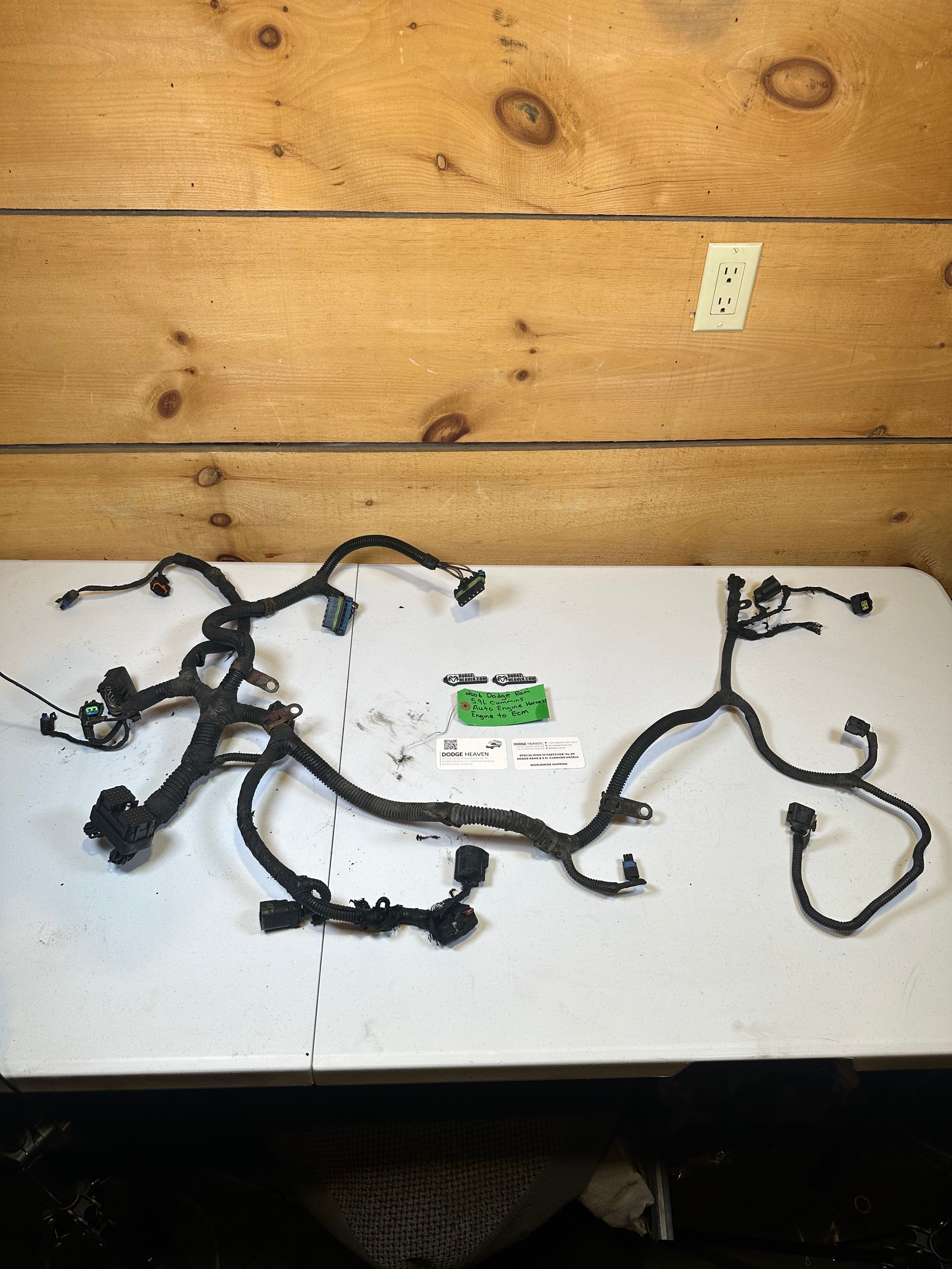 2006-2006 Dodge Ram 2500 3500 5.9L Cummins Auto Engine to ECM Wiring Harness (OEM)