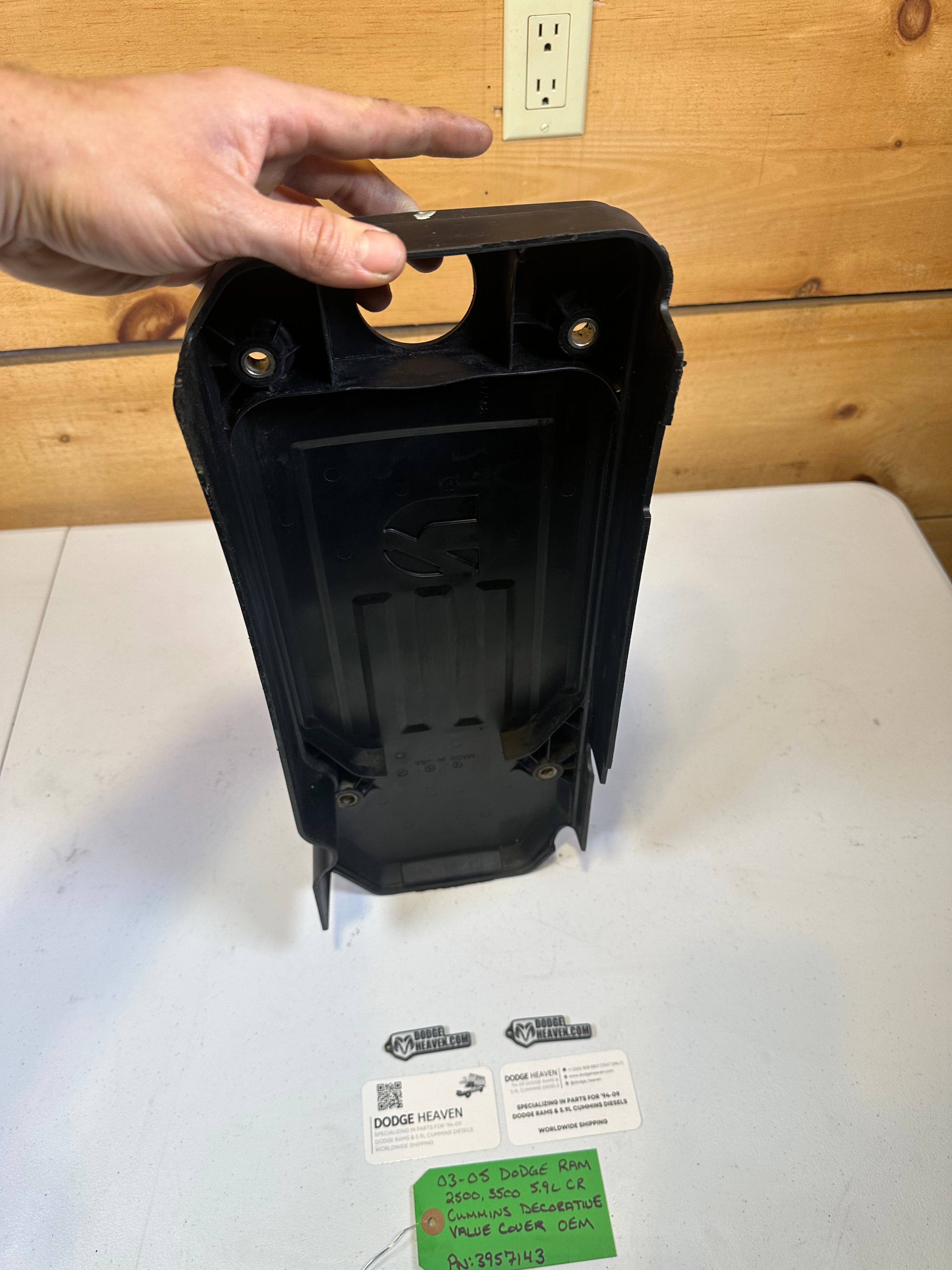 2003-2005 Dodge Ram 2500 3500 5.9L Cummins Valve Cover Plastic Trim (OEM)