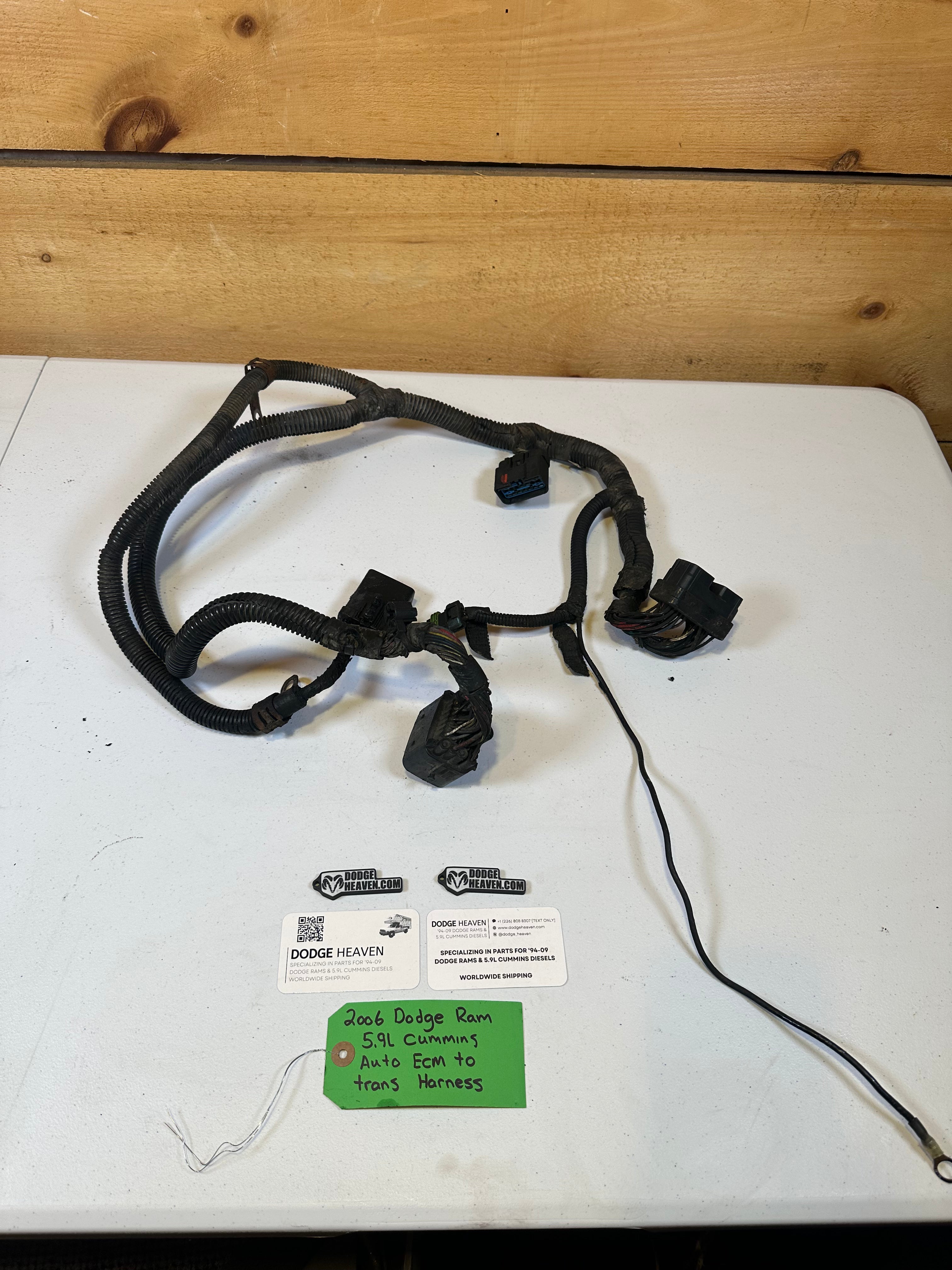 2006-2006 Dodge Ram 2500 3500 5.9L Cummins Auto ECM Engine Harness (OEM)