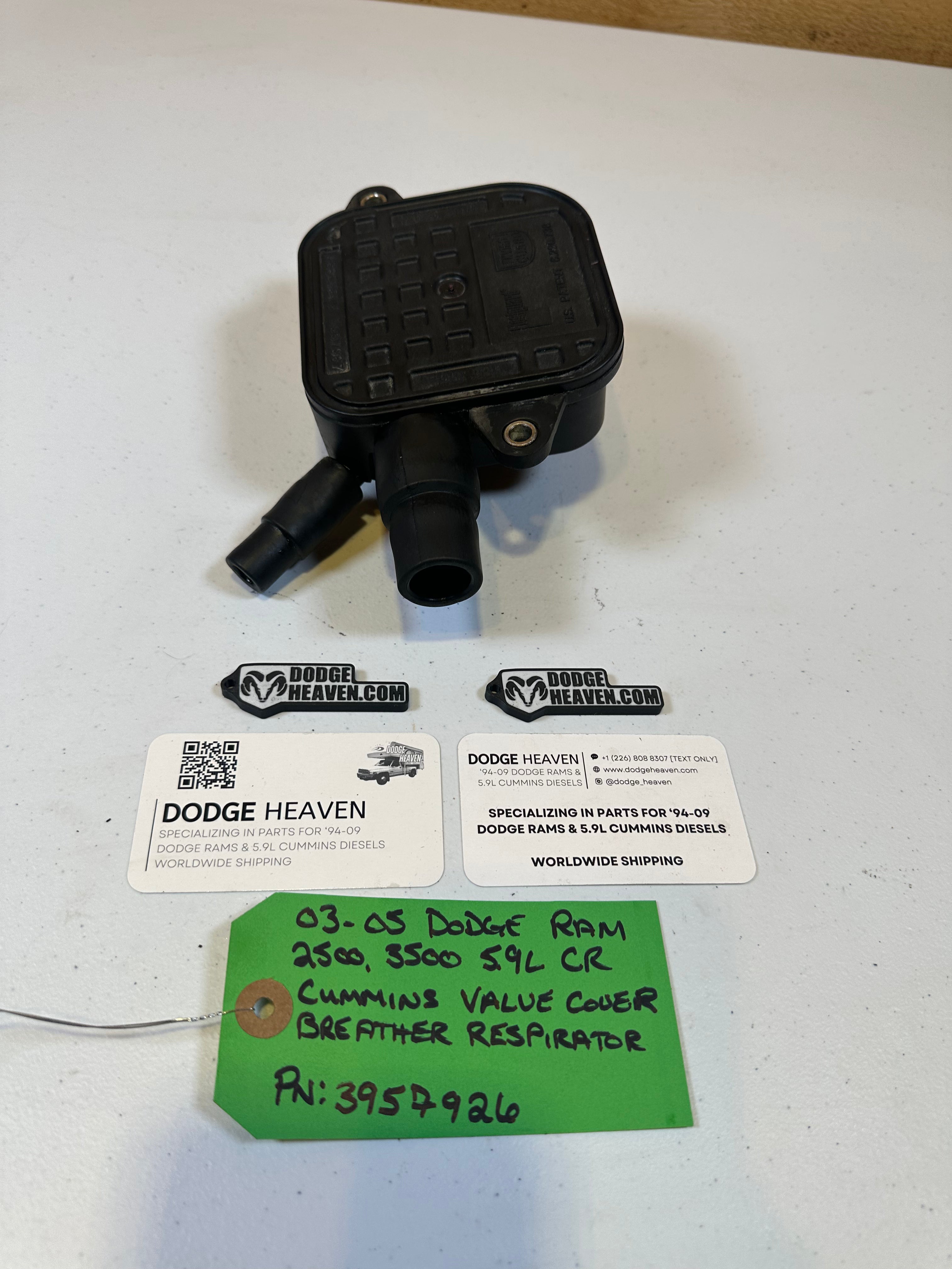 2003-2005 Dodge Ram 2500 3500 5.9L Cummins Valve Cover Breather (OEM)