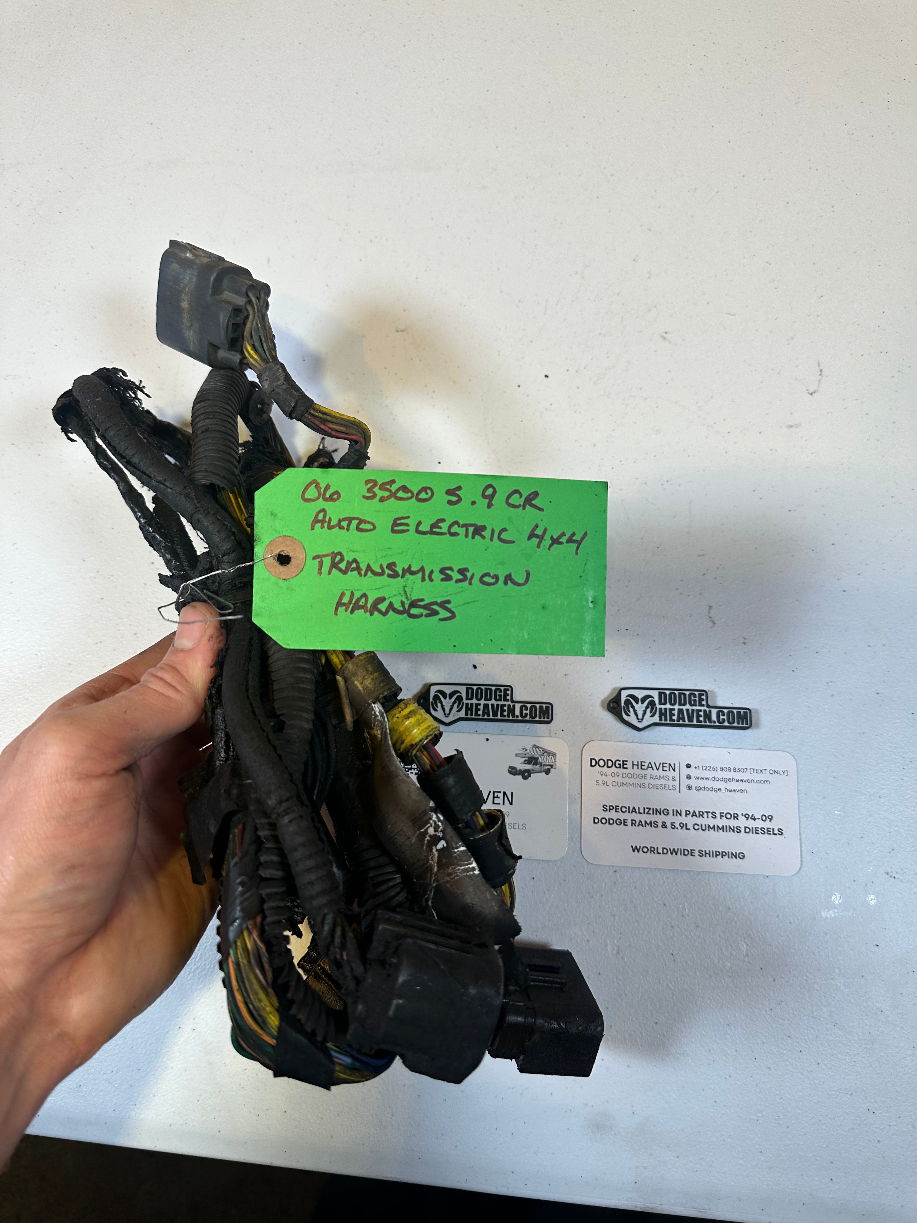 2006-2006 Dodge Ram 2500 3500 5.9L Cummins Auto 48re Transmission Harness (OEM)