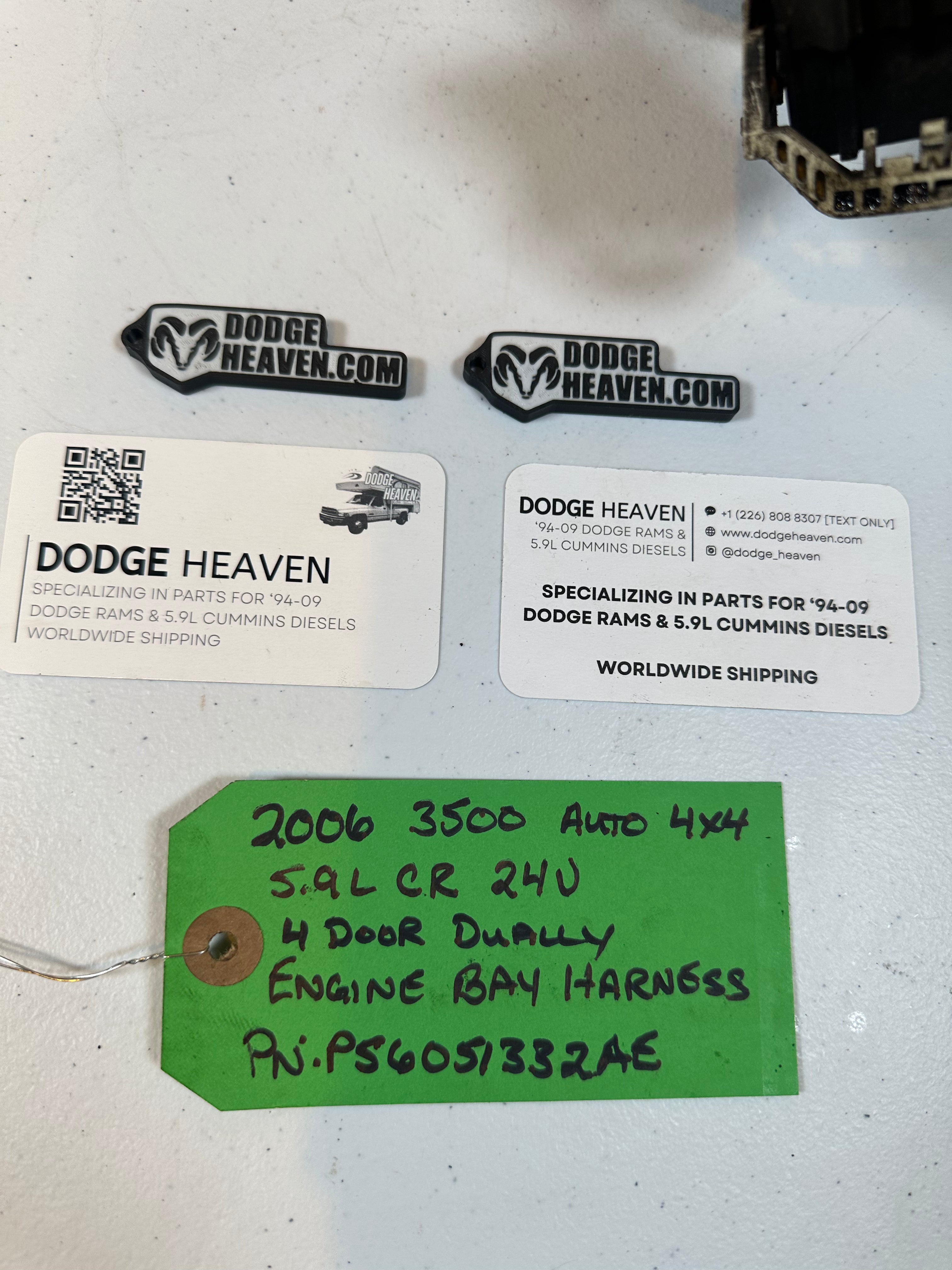 2006-2006 Dodge Ram 5.9L Cummins Engine Bay Harness Head Lights to Dash (OEM)