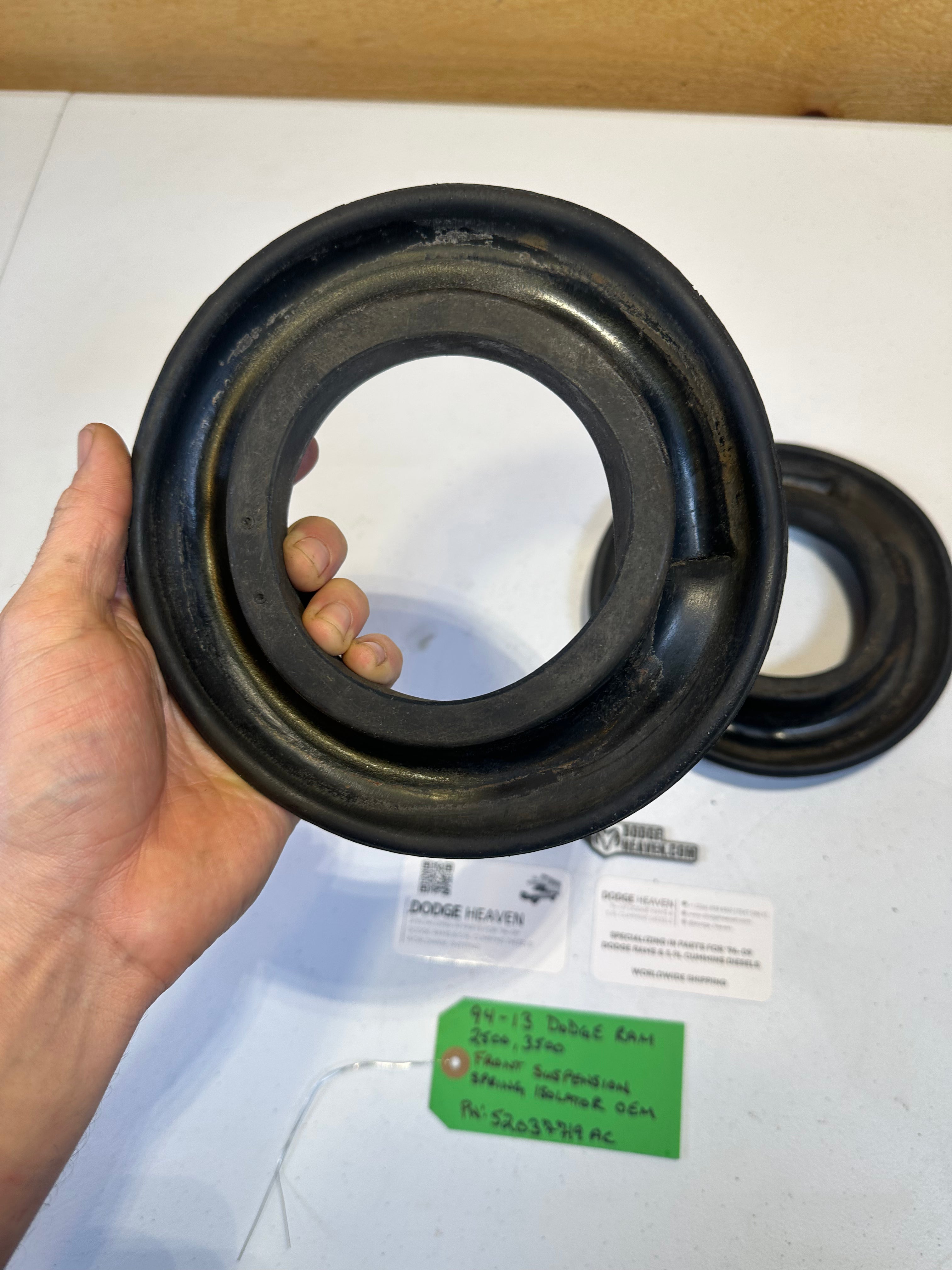 1994-2013 Dodge Ram 2500 3500 Front Coil Spring Insulators (OEM)