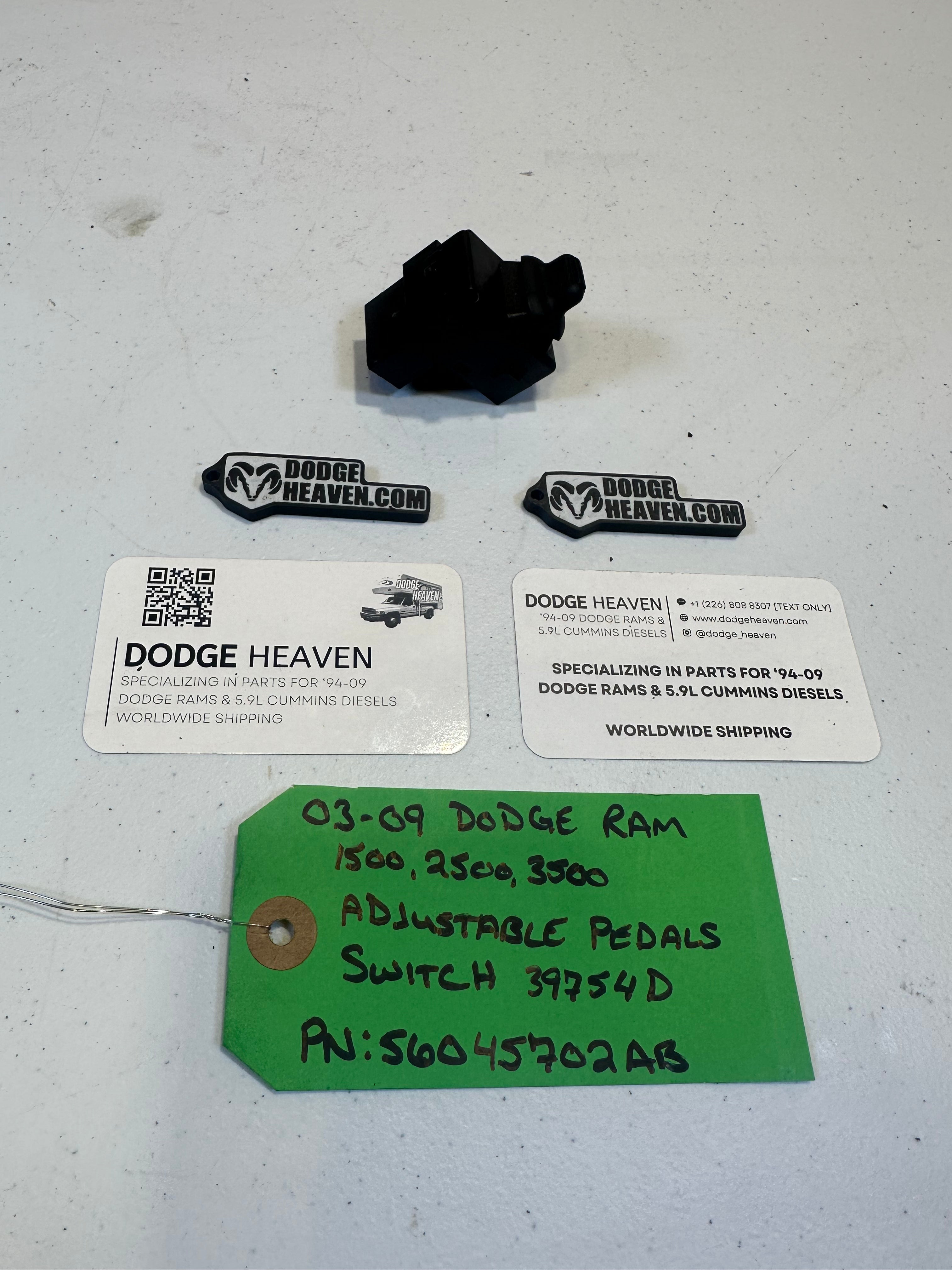 2003-2009 Dodge Ram 1500 2500 3500 Adjustable Pedal Switch (OEM)