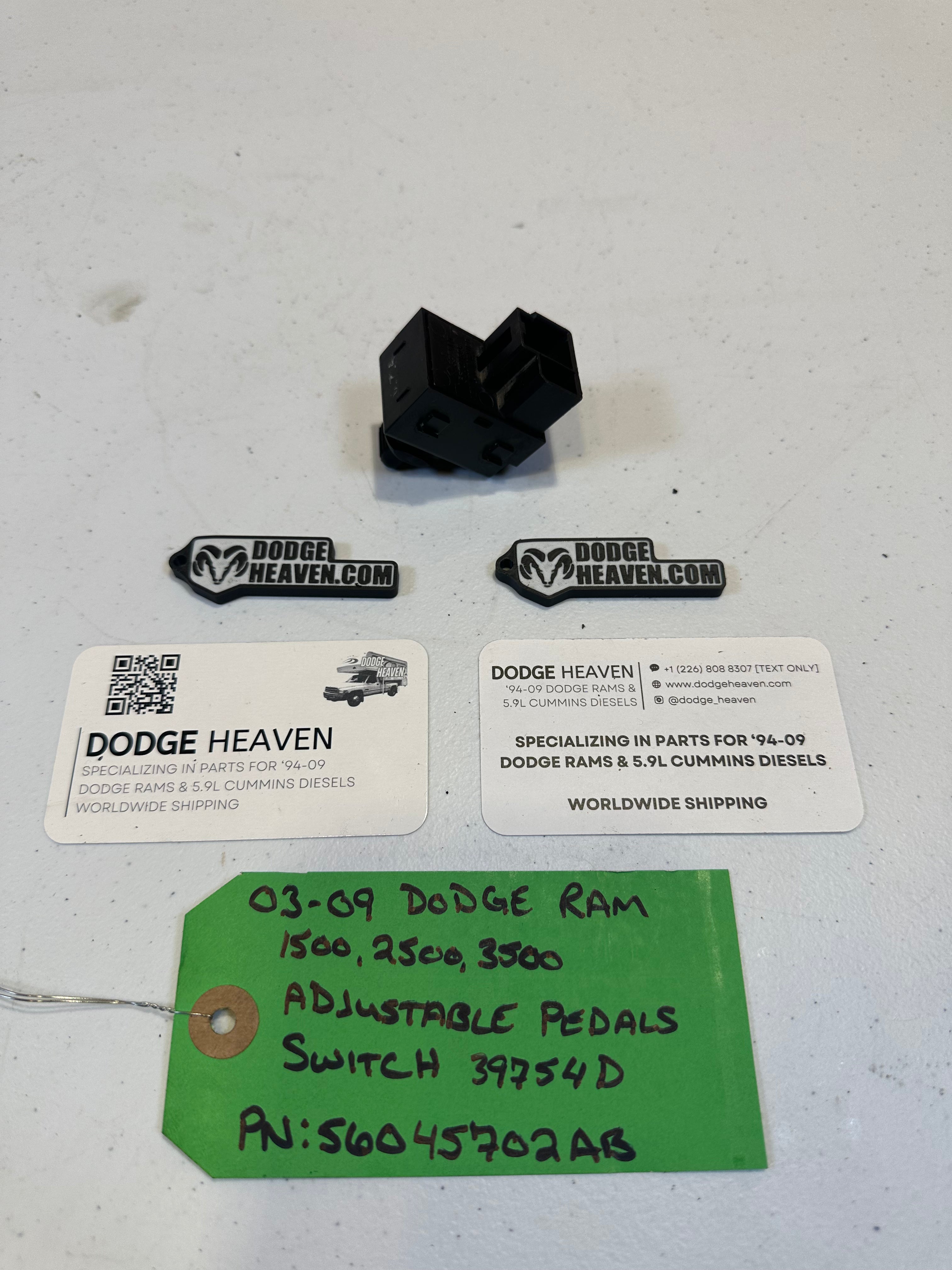2003-2009 Dodge Ram 1500 2500 3500 Adjustable Pedal Switch (OEM)