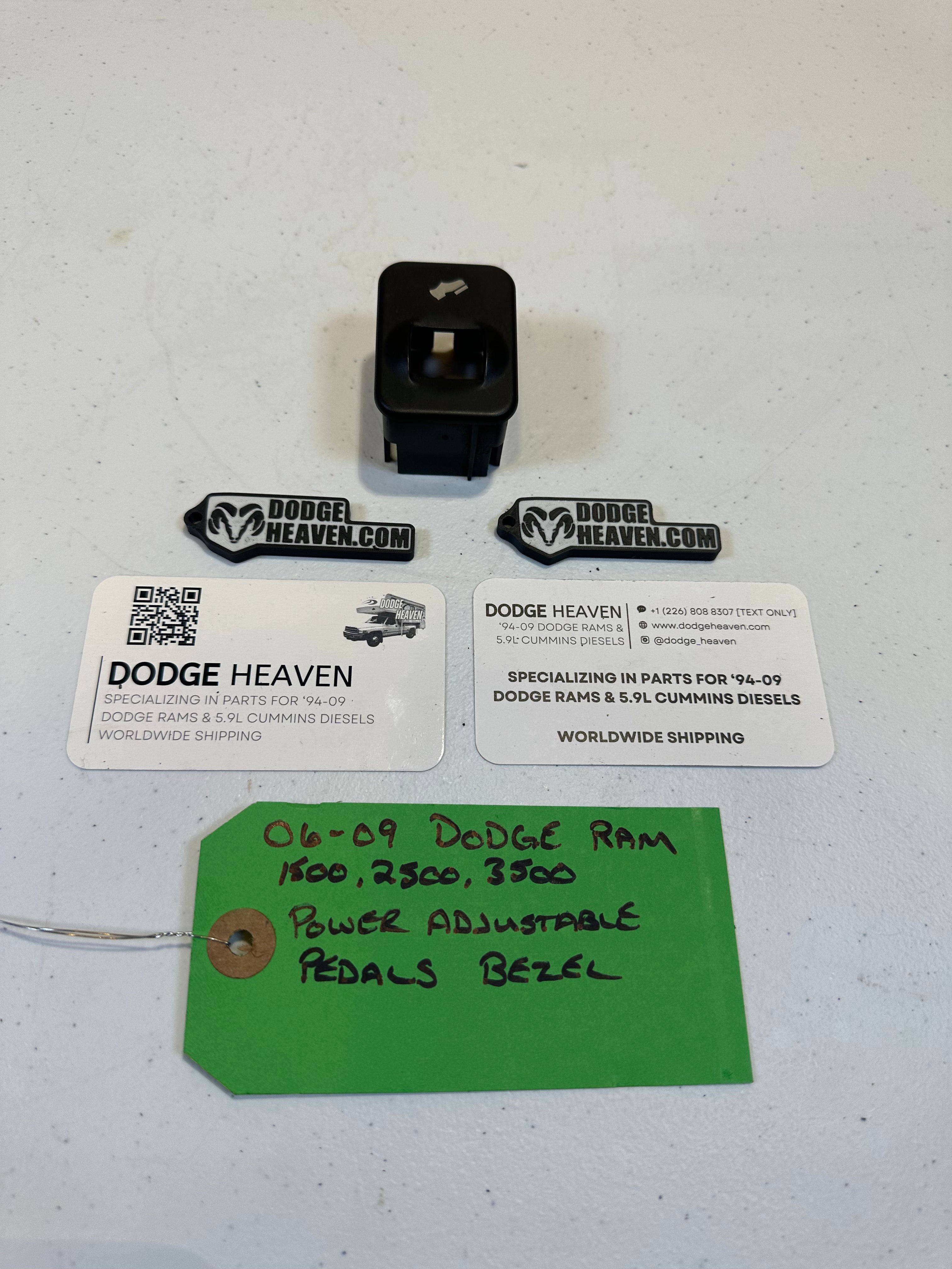 2006-2009 Dodge Ram 1500 2500 3500 Adjustable Pedal Switch Bezel (OEM)