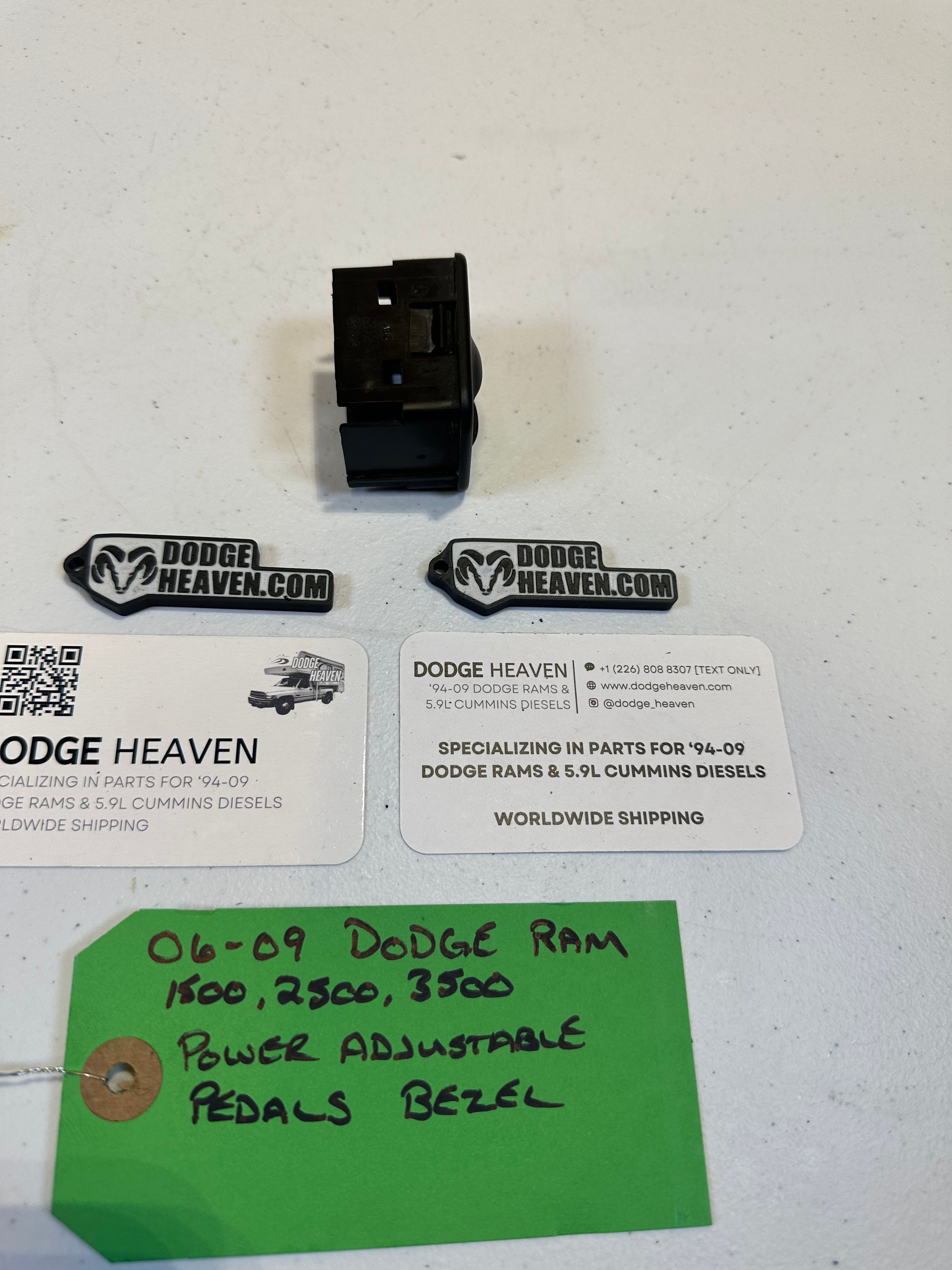 2006-2009 Dodge Ram 1500 2500 3500 Adjustable Pedal Switch Bezel (OEM)