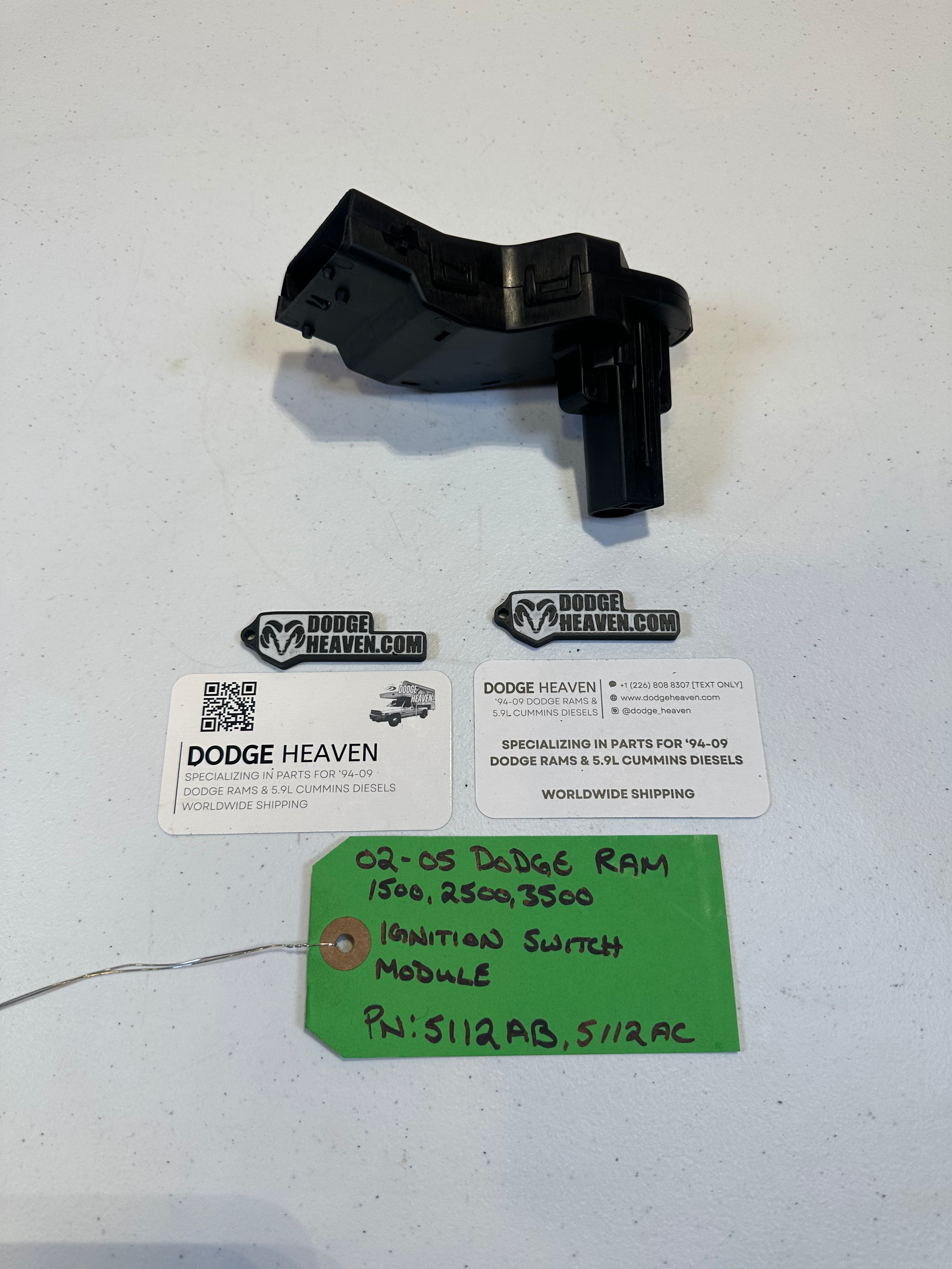 2002-2005 Dodge Ram 1500 2500 3500 Ignition Switch Module (OEM)