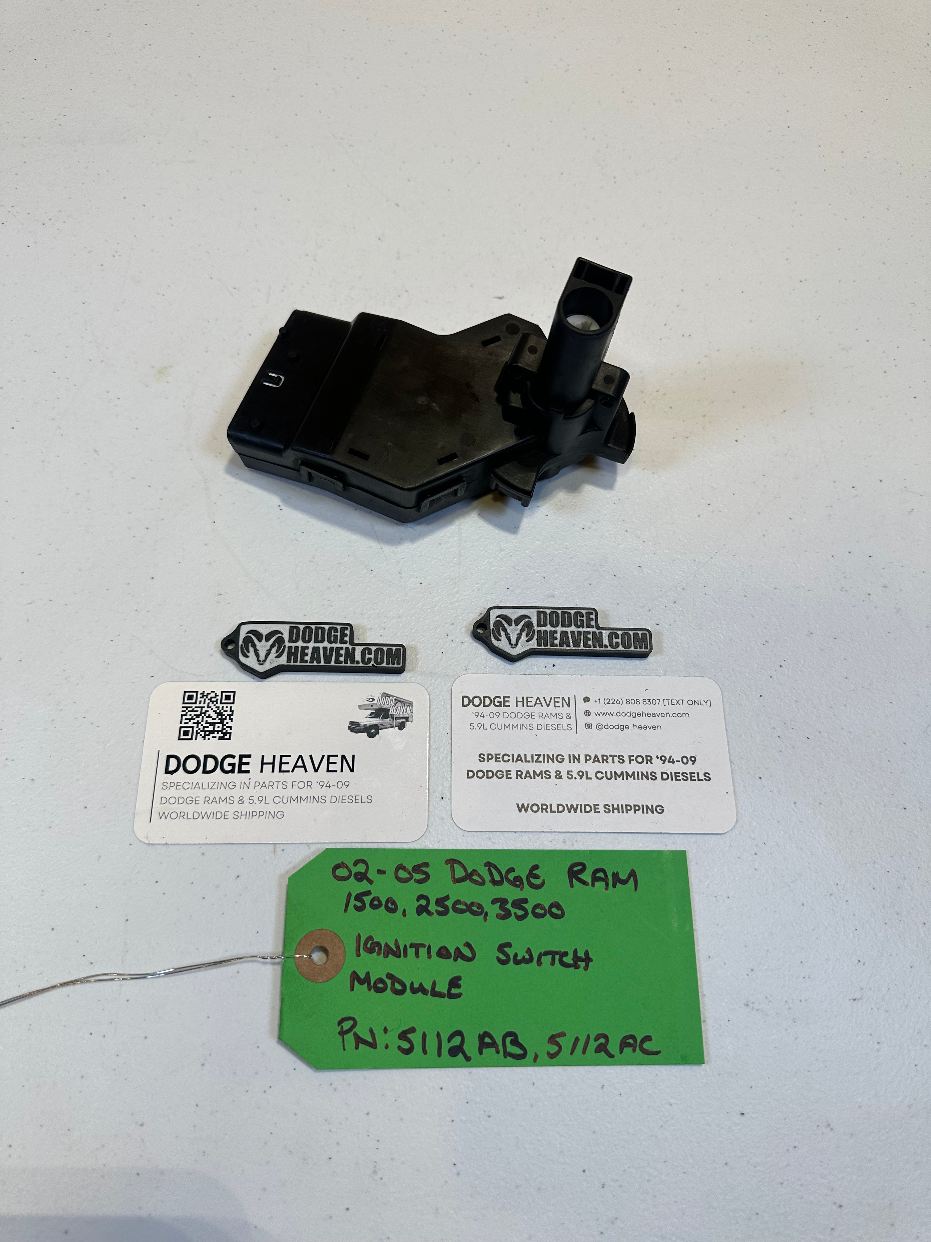 2002-2005 Dodge Ram 1500 2500 3500 Ignition Switch Module (OEM)