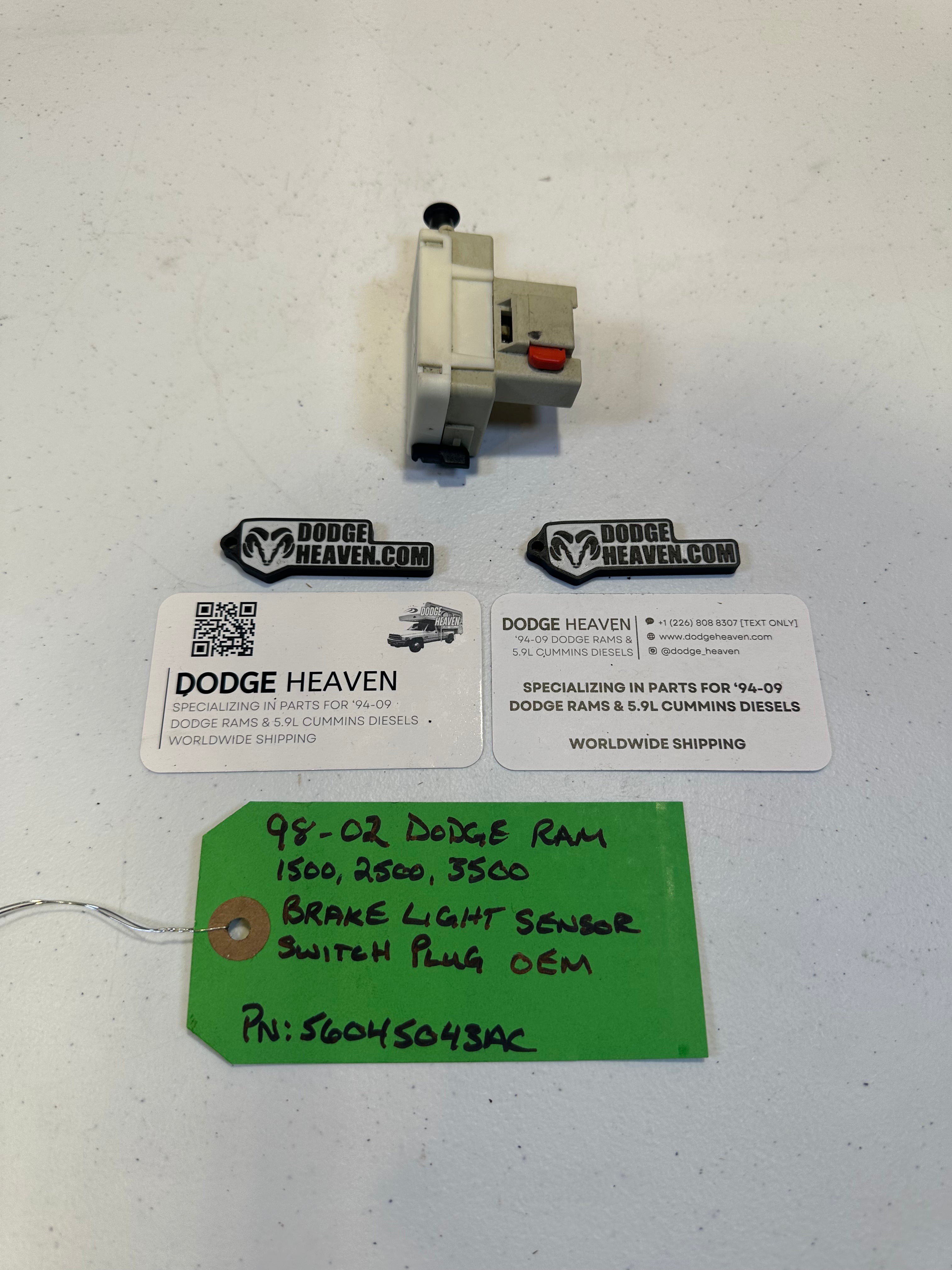 1998-2002 Dodge Ram 1500 2500 3500 Brake Light Sensor Switch (OEM)