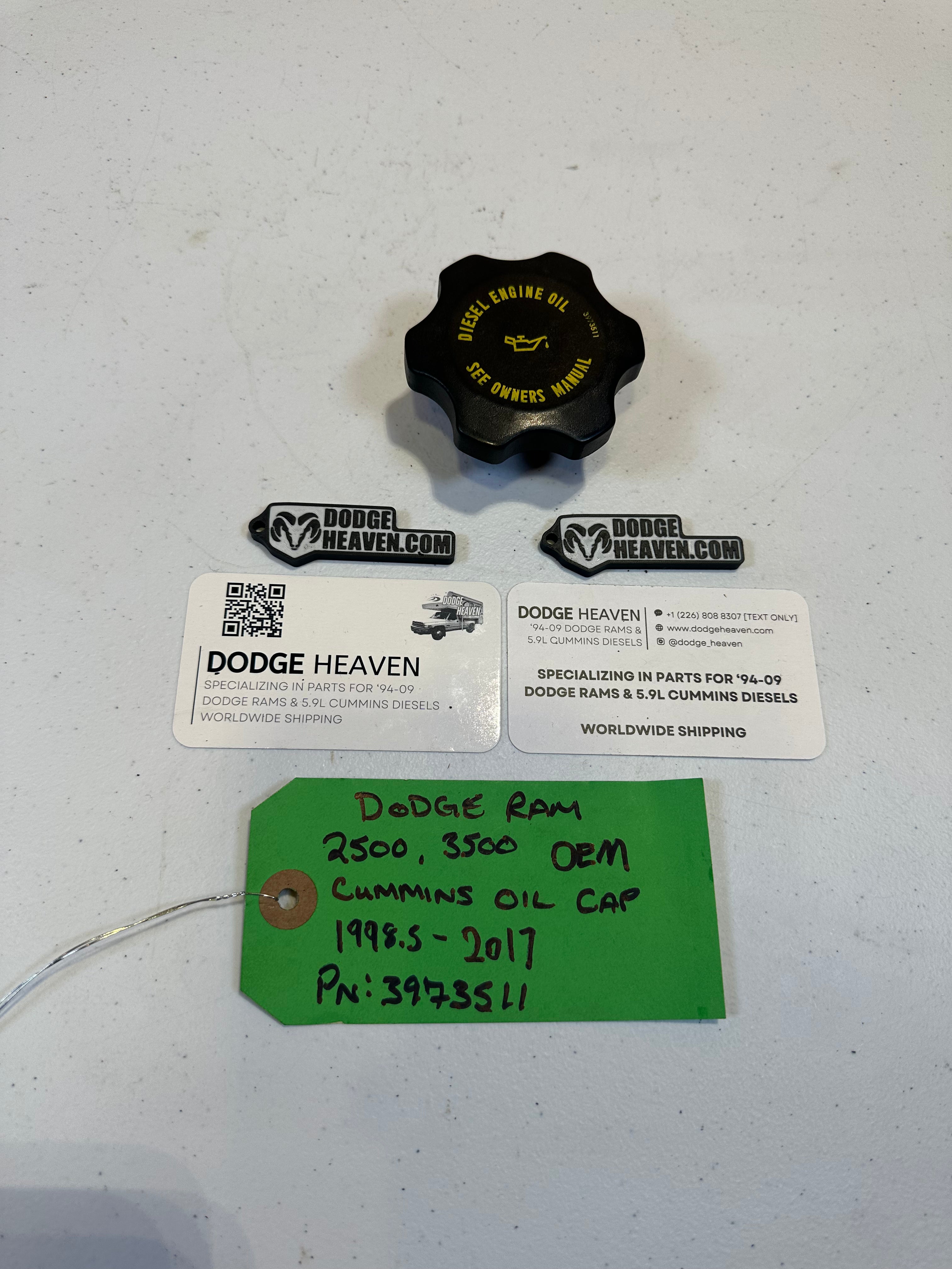 2003-2007 Dodge Ram 2500 3500 5.9L Cummins Oil Fill Cap (OEM)