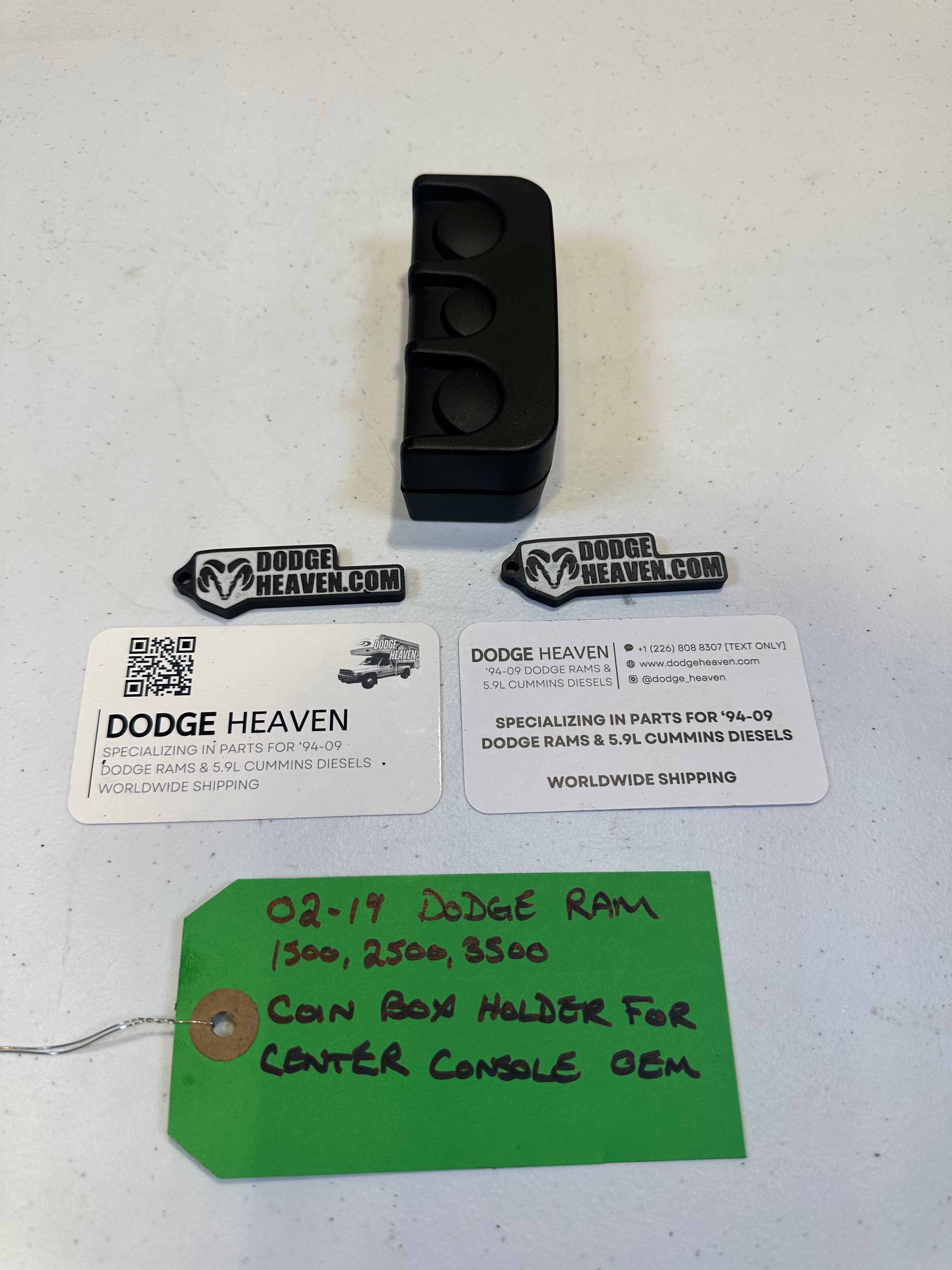 2002-2019 Dodge Ram 1500 2500 3500 Center Console Coin Holder (OEM)