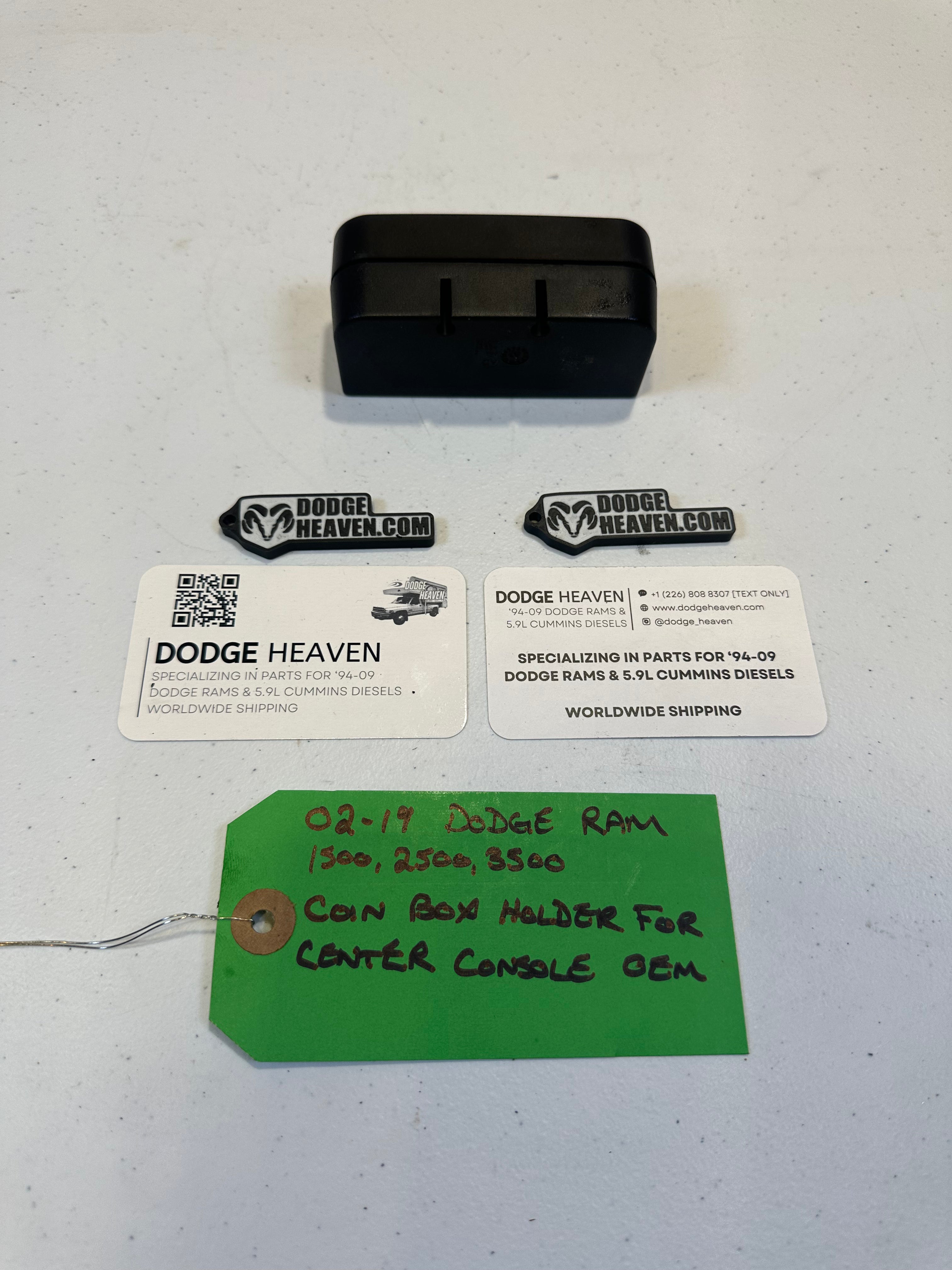 2002-2019 Dodge Ram 1500 2500 3500 Center Console Coin Holder (OEM)