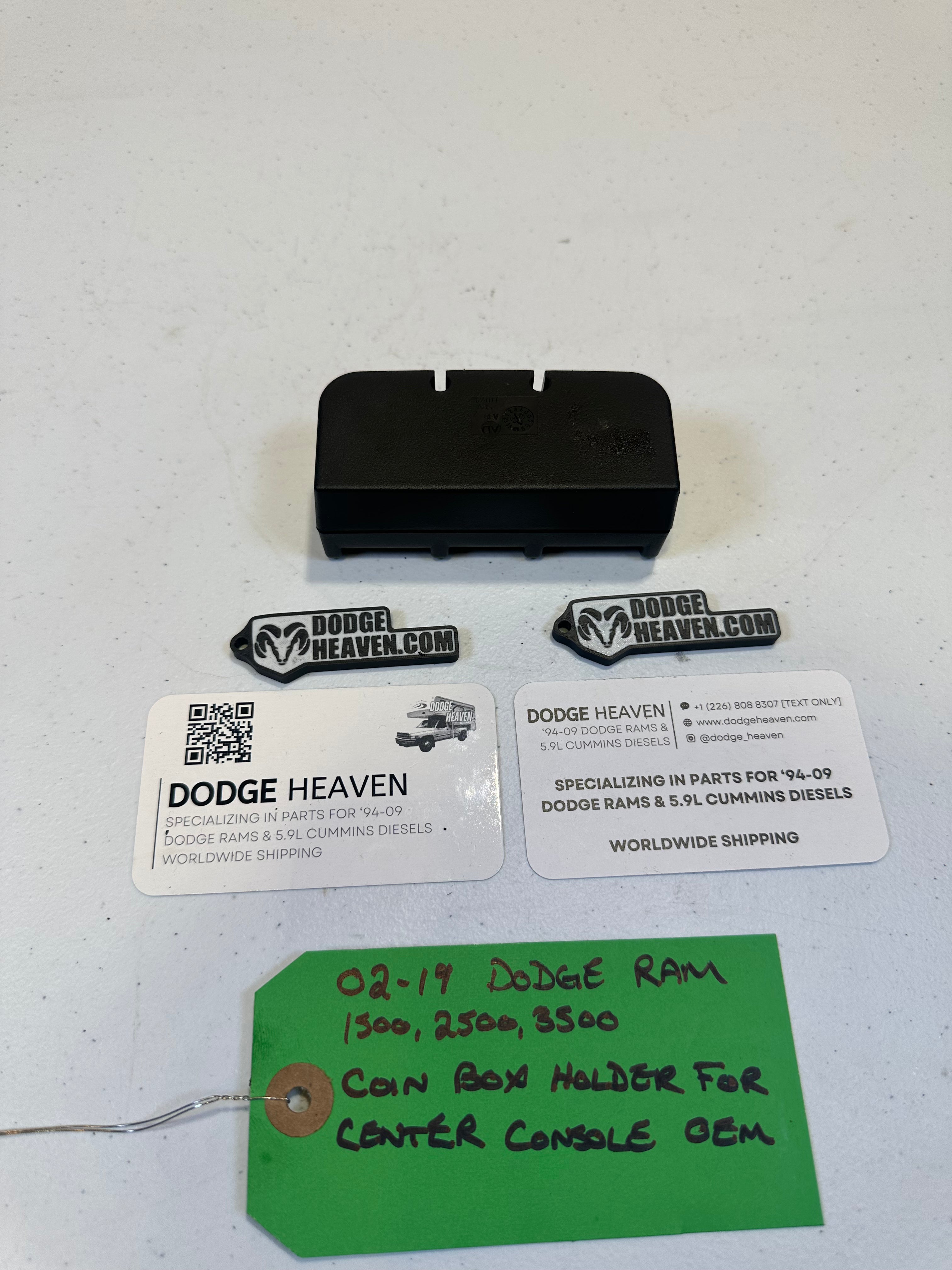2002-2019 Dodge Ram 1500 2500 3500 Center Console Coin Holder (OEM)
