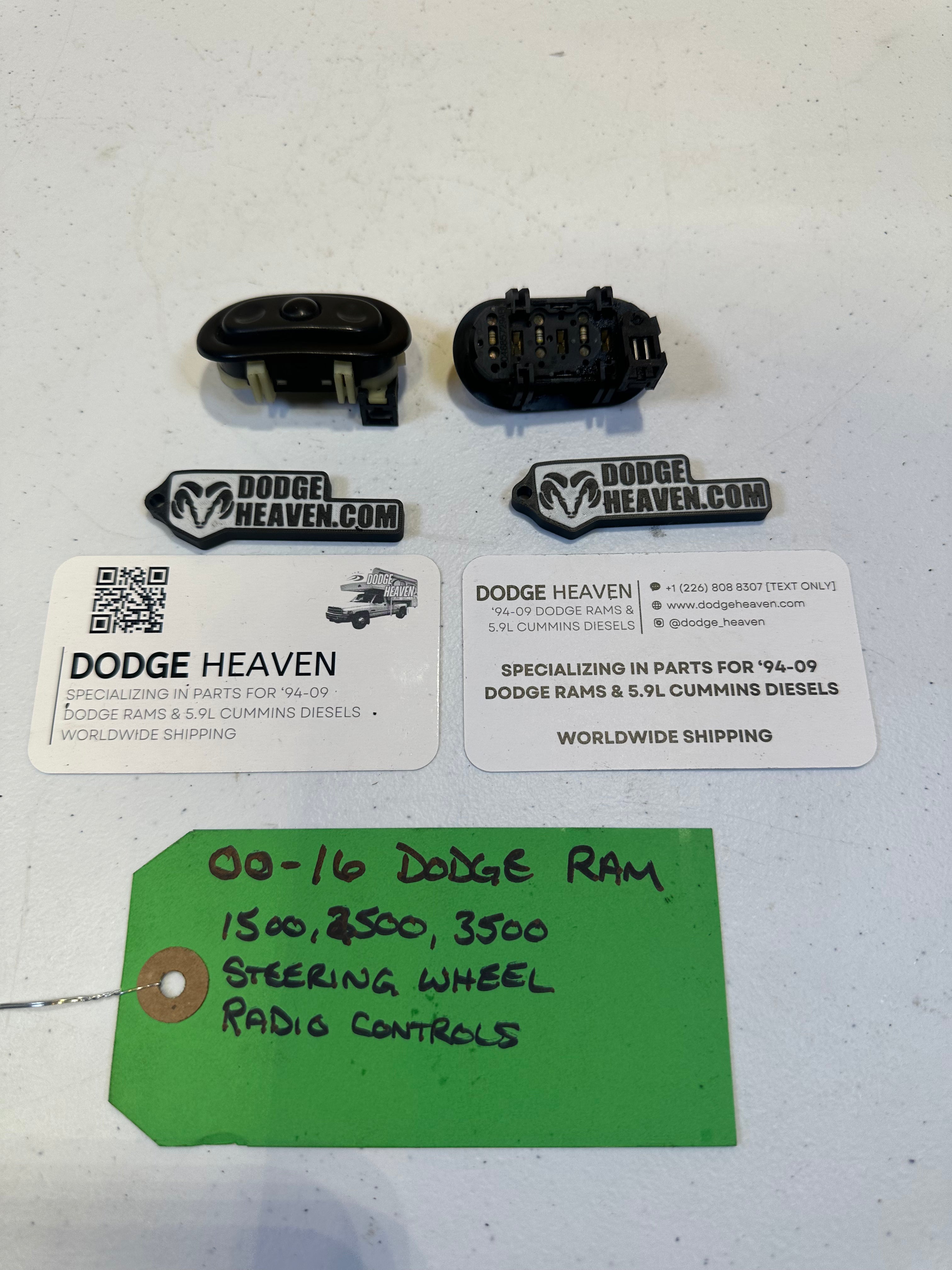 2000-2016 Dodge Ram 1500 2500 3500 Steering Wheel Radio Controls (OEM)