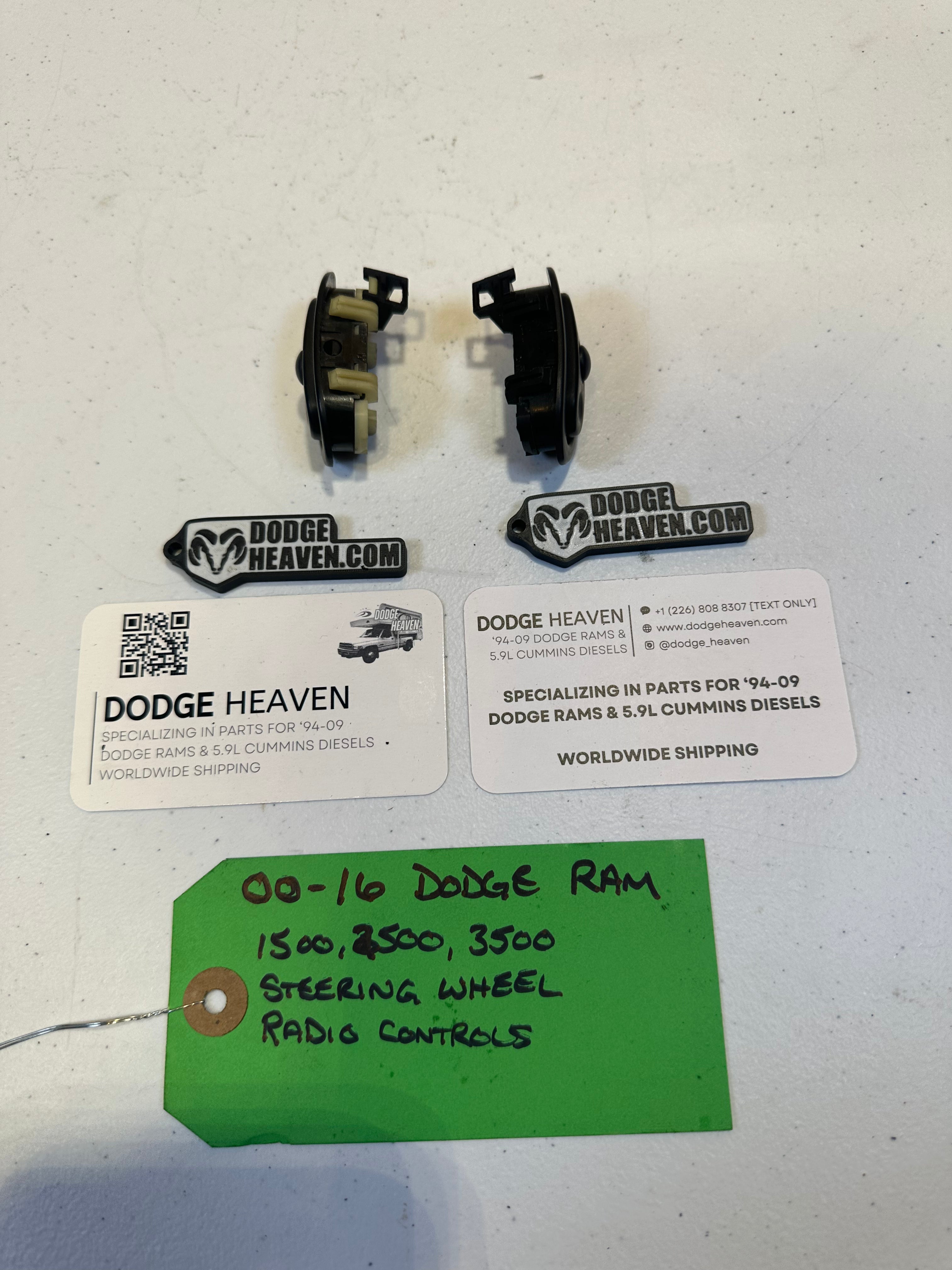 2000-2016 Dodge Ram 1500 2500 3500 Steering Wheel Radio Controls (OEM)