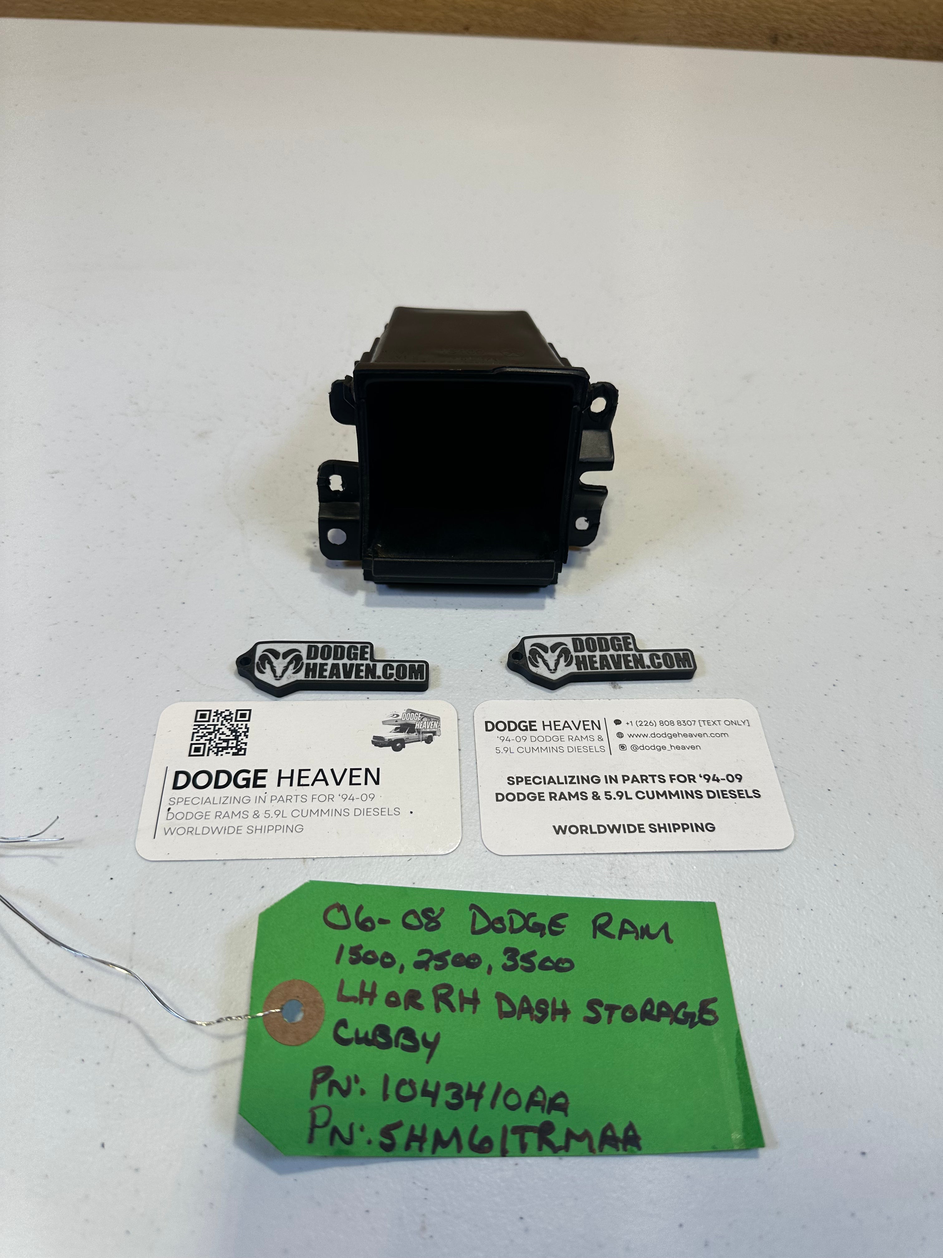 2006-2008 Dodge Ram 1500 2500 3500 Dash Storage Cubby (OEM)