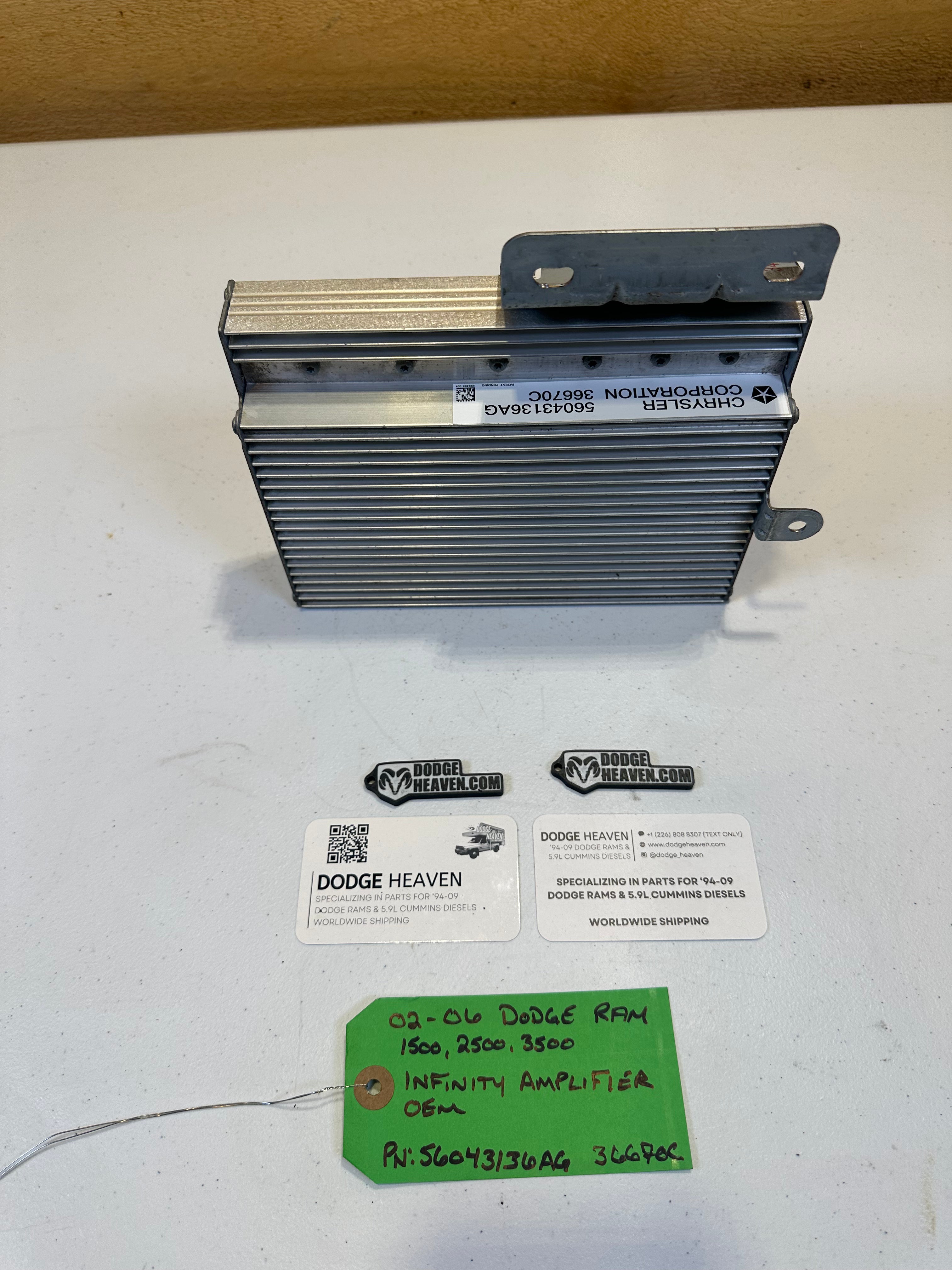 2002-2006 Dodge Ram 1500 2500 3500 Radio Amplifier (OEM)