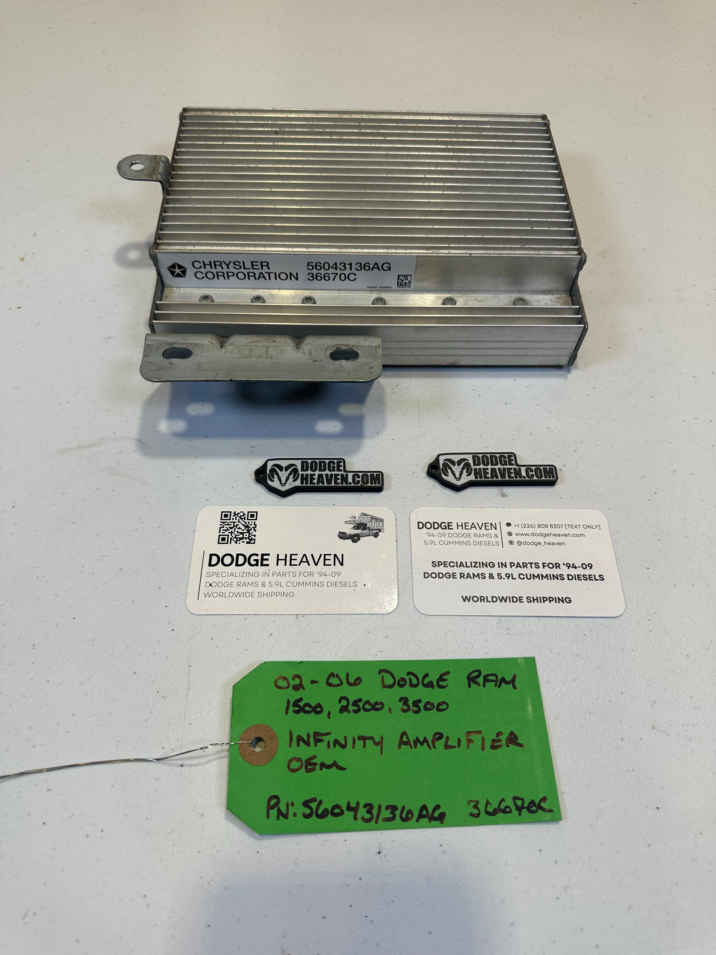 2002-2006 Dodge Ram 1500 2500 3500 Radio Amplifier (OEM)