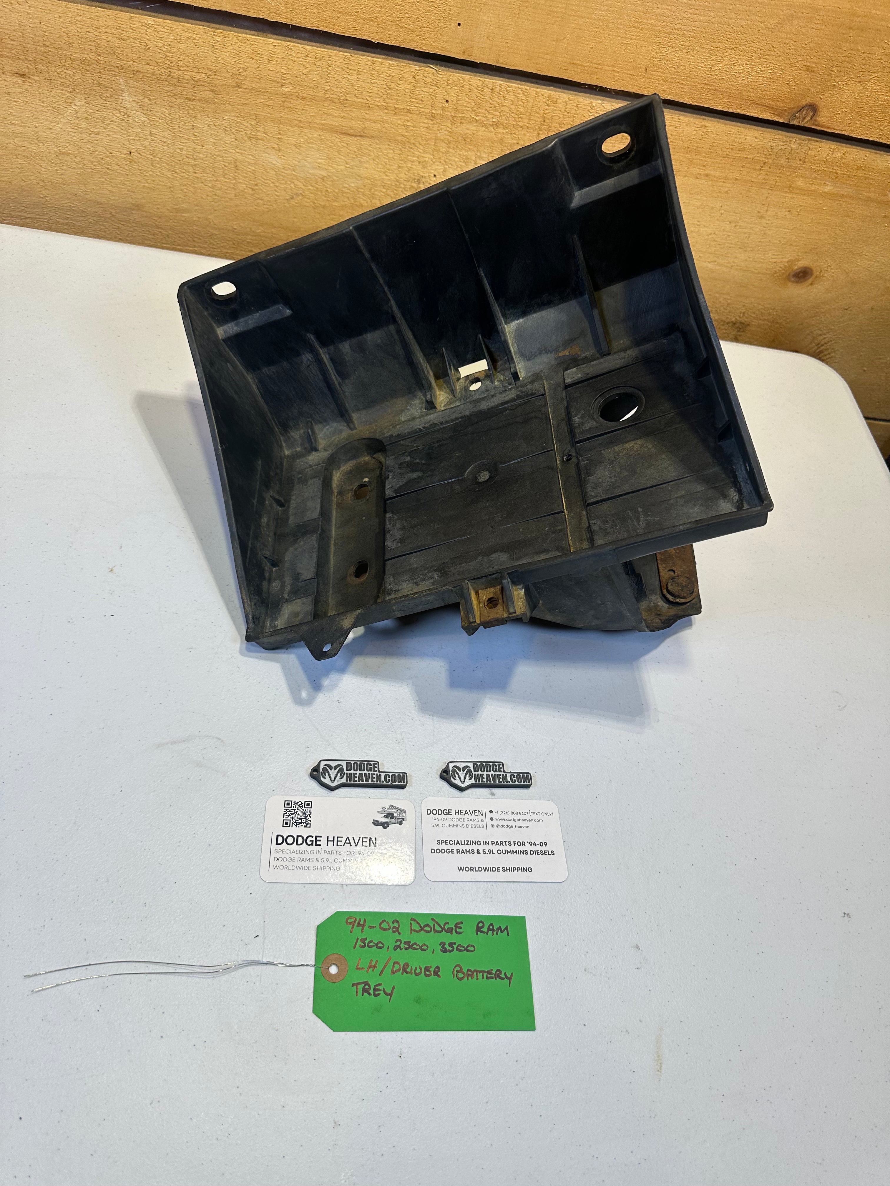 1994-2002 Dodge Ram 1500 2500 3500 Driver-Side Battery Tray (OEM)