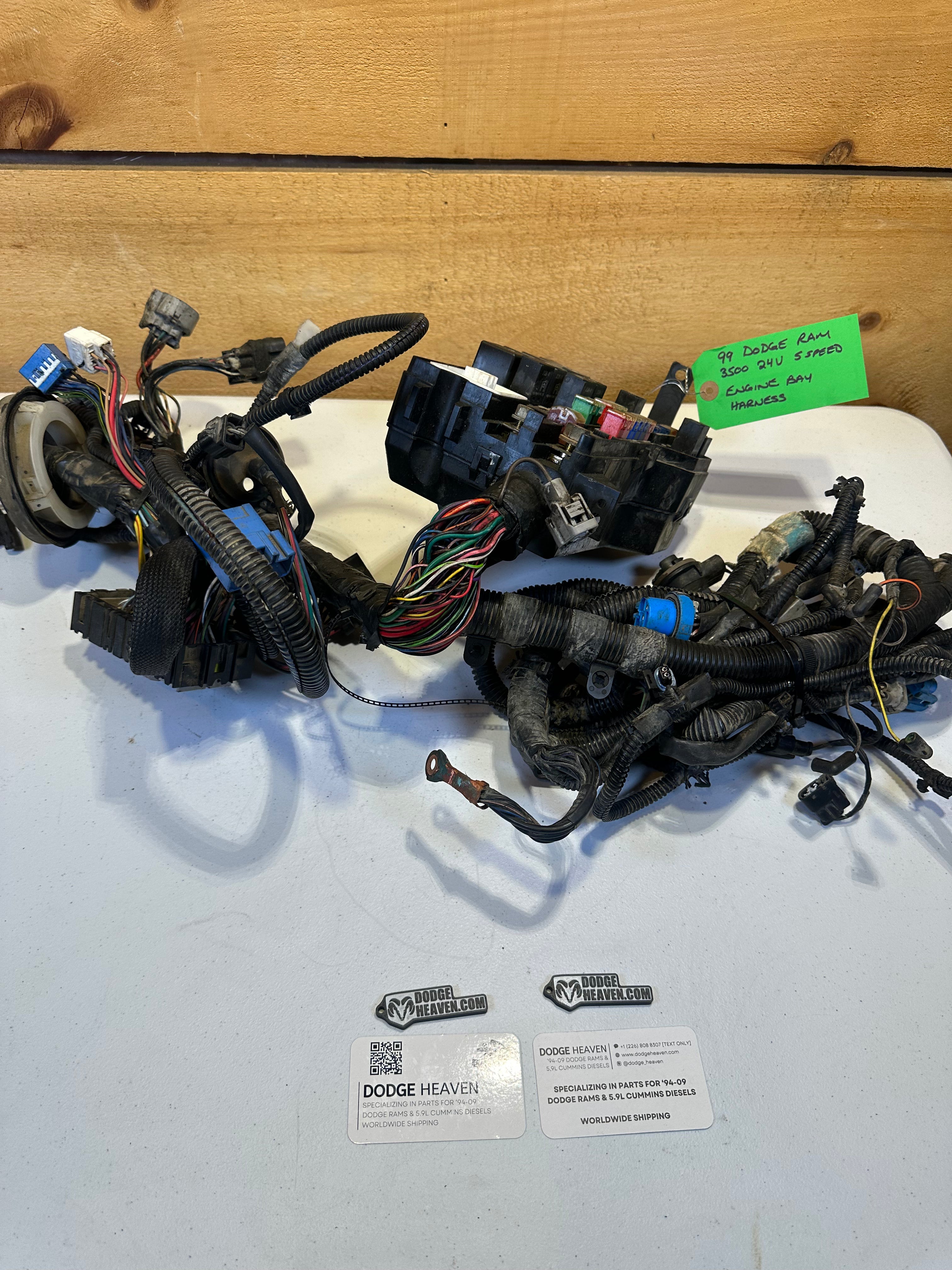 1999-1999 Dodge Ram 2500 3500 5.9L Cummins Engine Bay Wiring Harness (OEM)