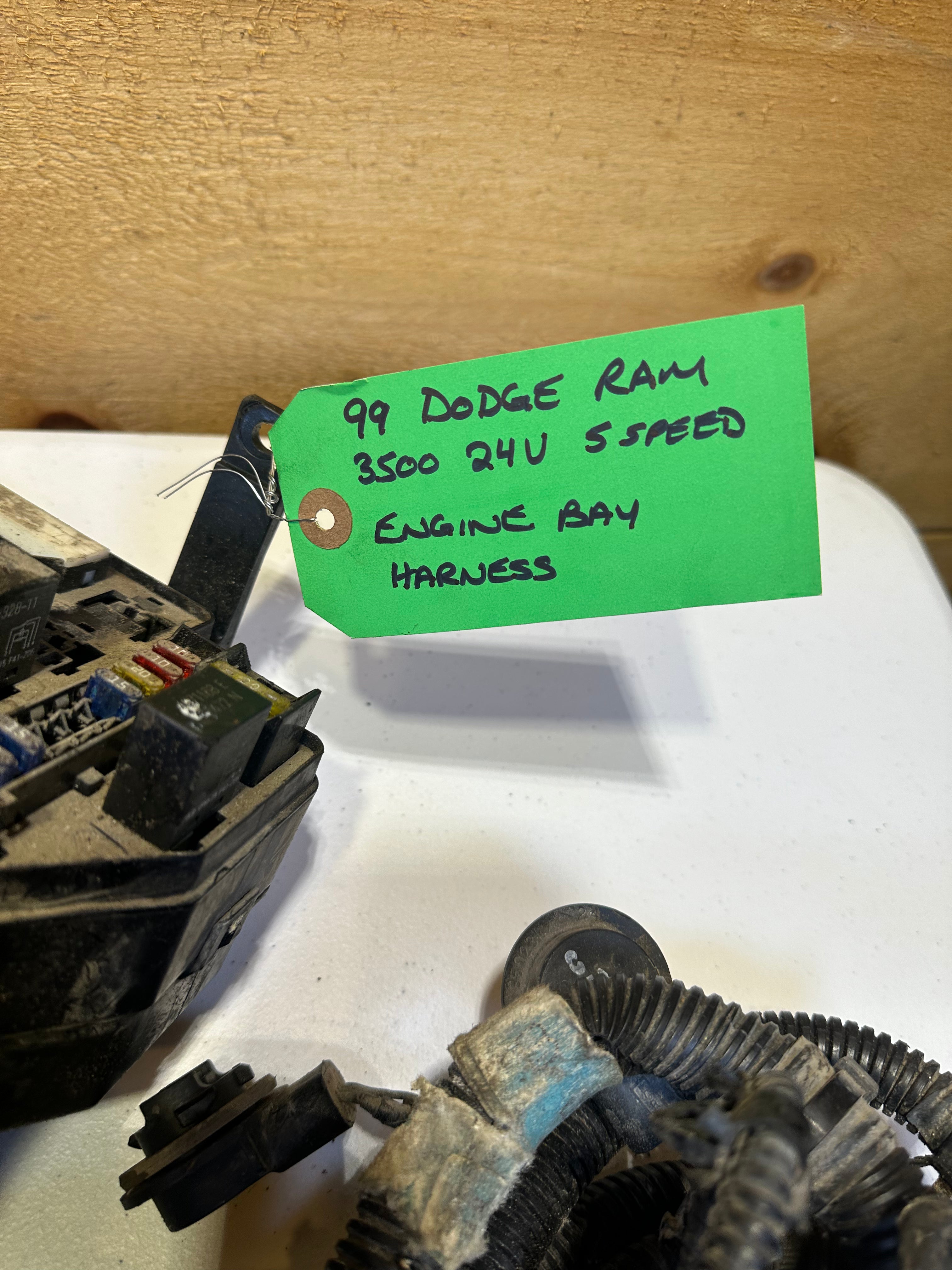 1999-1999 Dodge Ram 2500 3500 5.9L Cummins Engine Bay Wiring Harness (OEM)