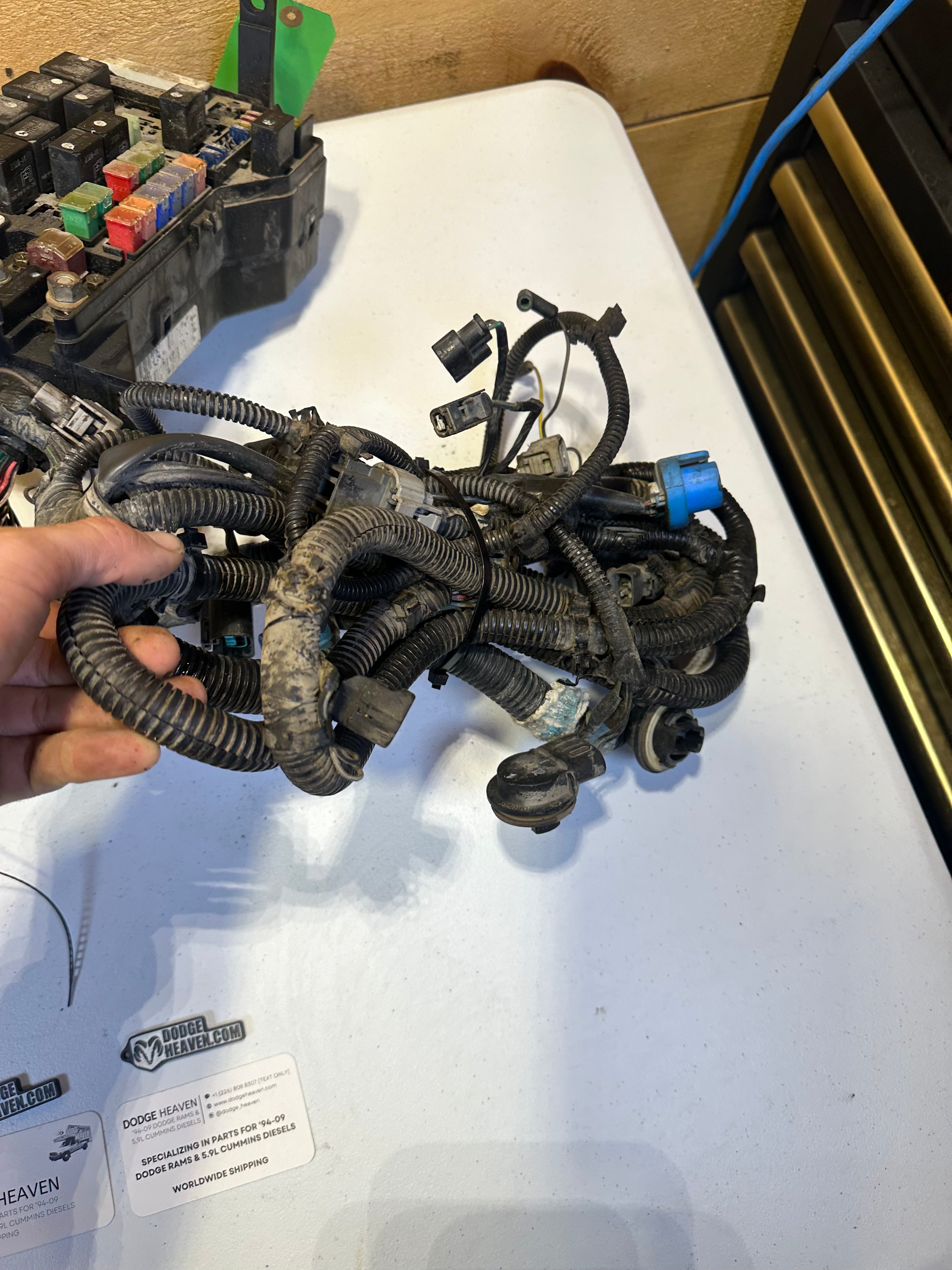 1999-1999 Dodge Ram 2500 3500 5.9L Cummins Engine Bay Wiring Harness (OEM)