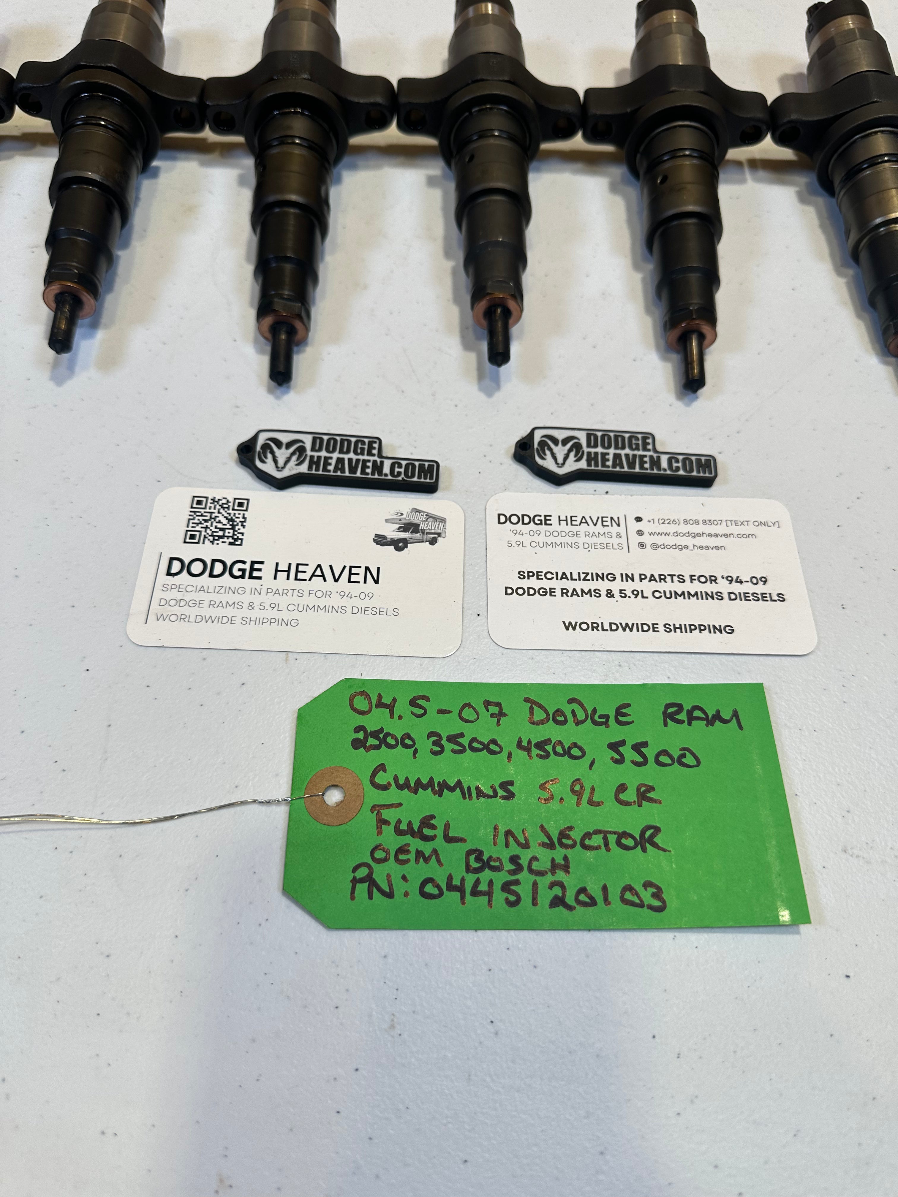 2004.5-2007 Dodge Ram 5.9L Cummins CR Bosch Fuel Injectors (OEM)
