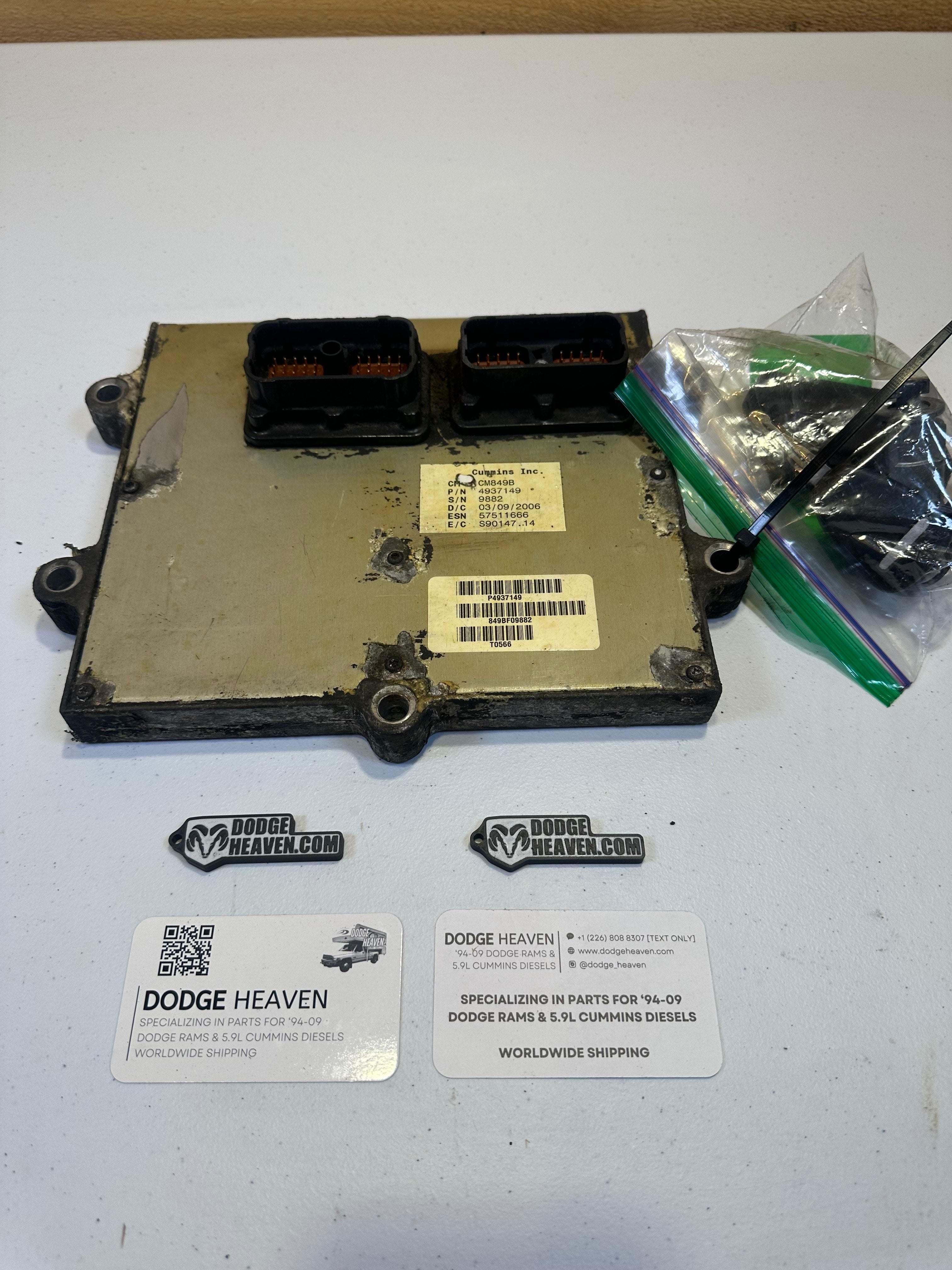 2006 Dodge Ram 2500 3500 5.9L Cummins Automatic ECM SKIM Ignition Key