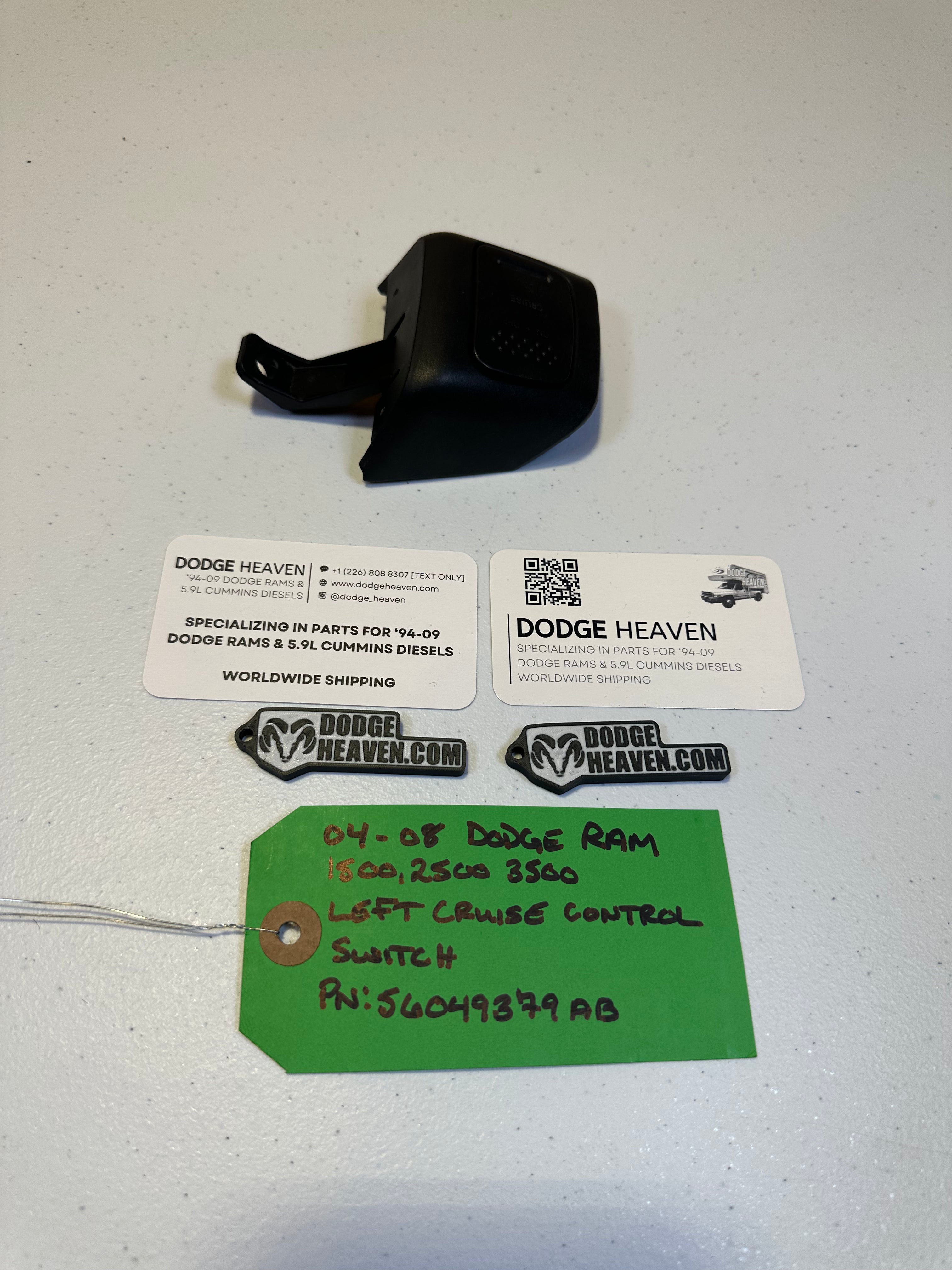 2004-2008 Dodge Ram 1500 2500 3500 Left-Side Cruise Control Switch (OEM)