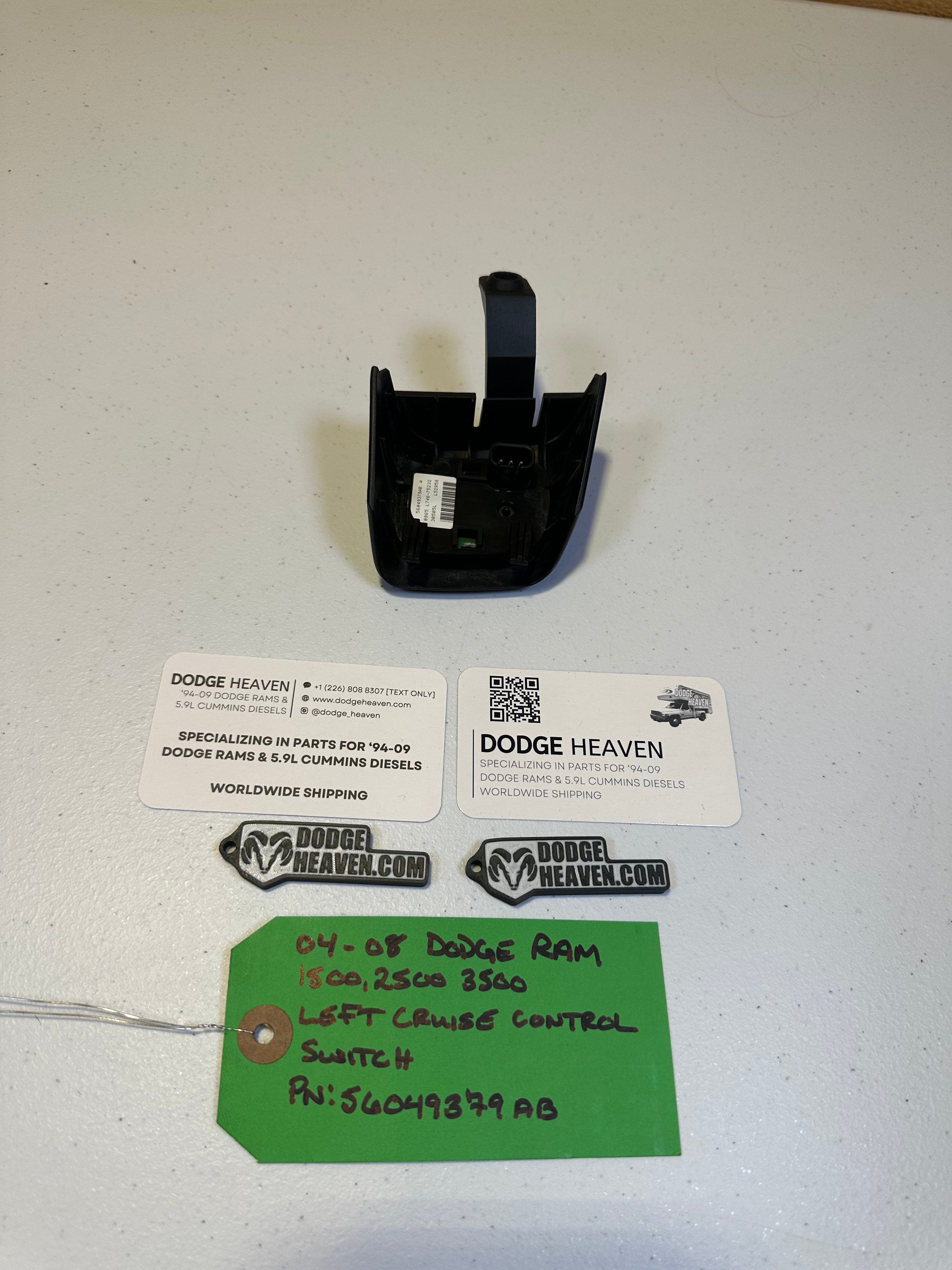 2004-2008 Dodge Ram 1500 2500 3500 Left-Side Cruise Control Switch (OEM)