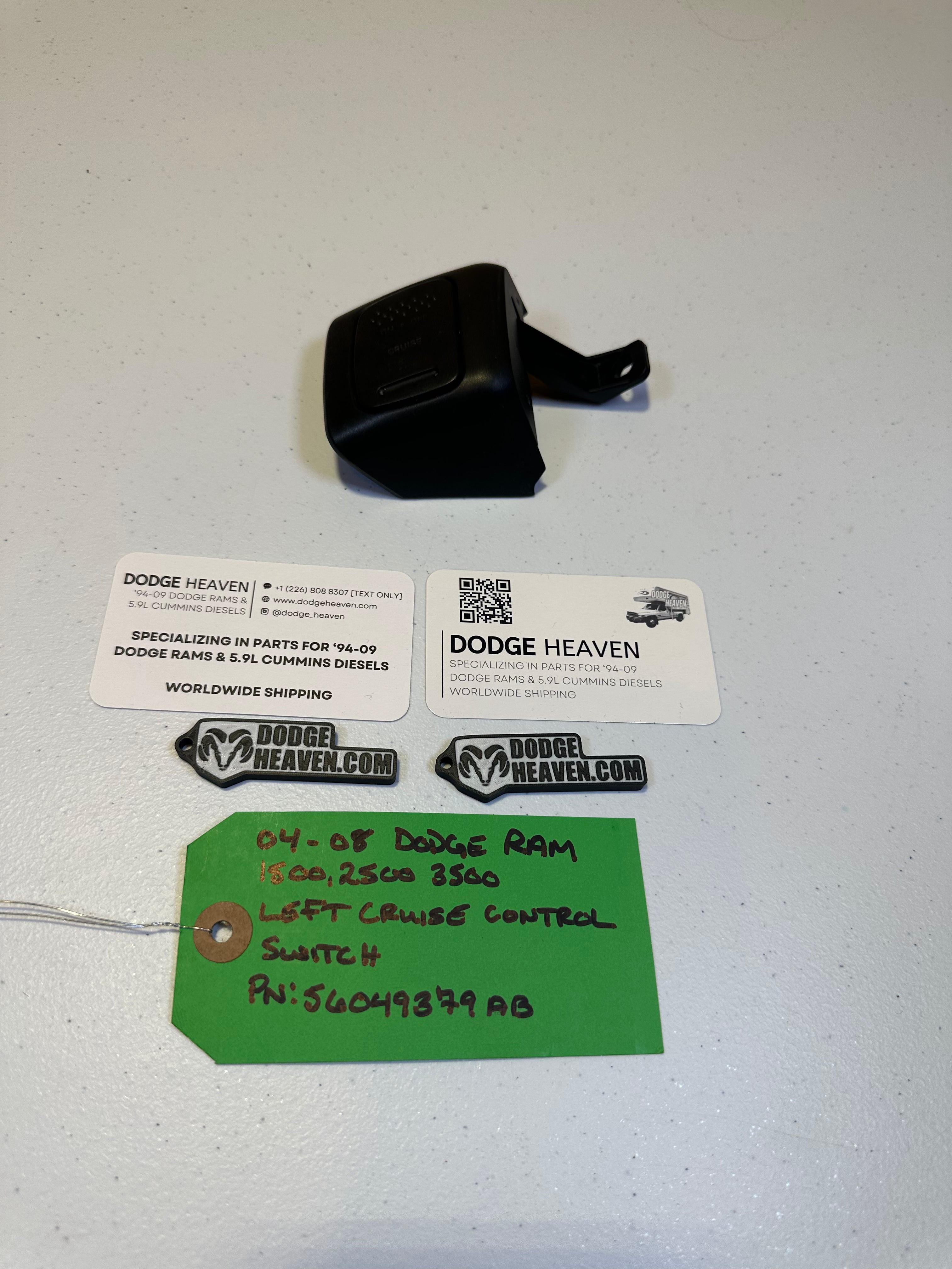 2004-2008 Dodge Ram 1500 2500 3500 Left-Side Cruise Control Switch (OEM)