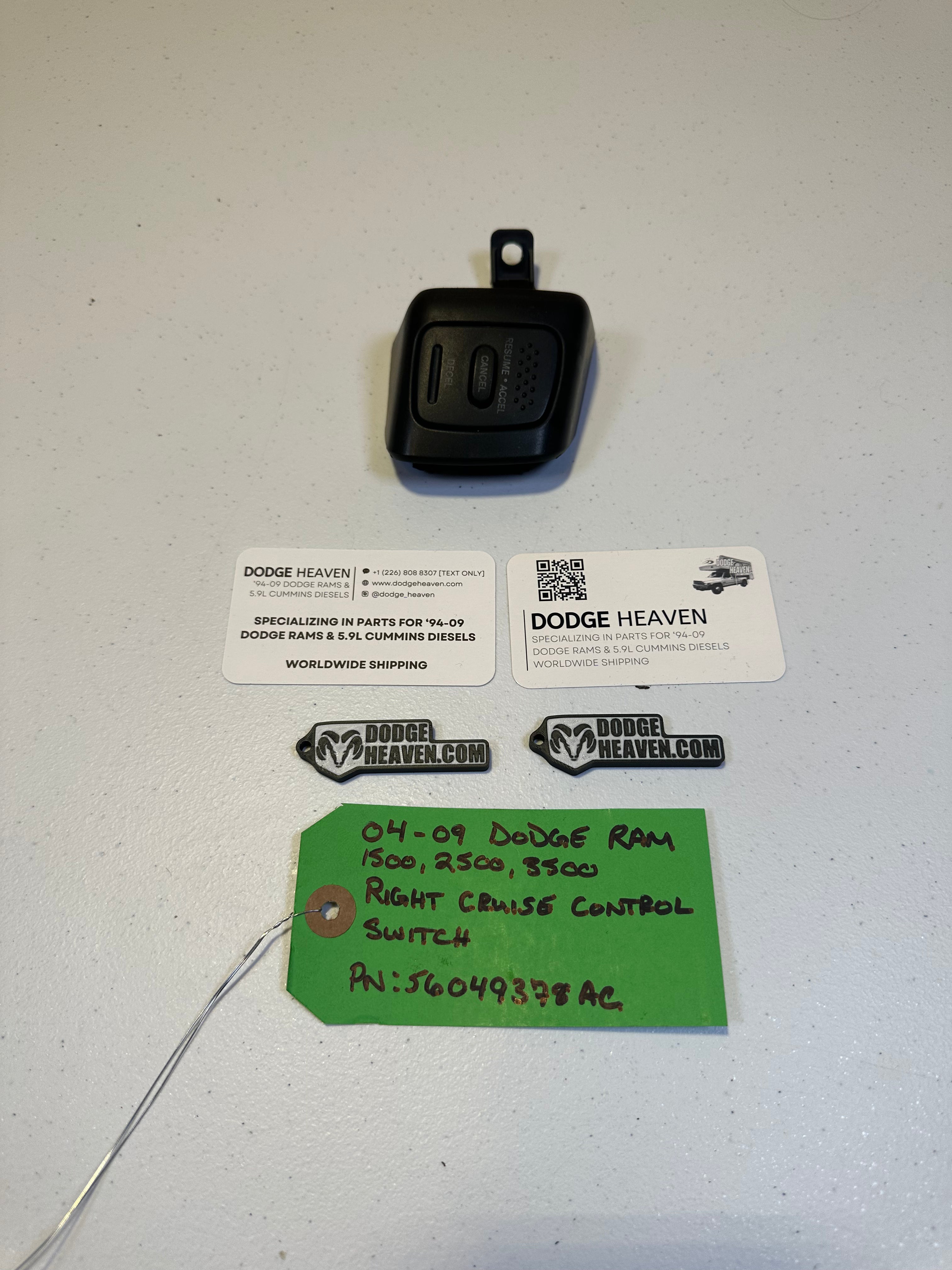 2004-2008 Dodge Ram 1500 2500 3500 Right-Side Cruise Control (OEM)