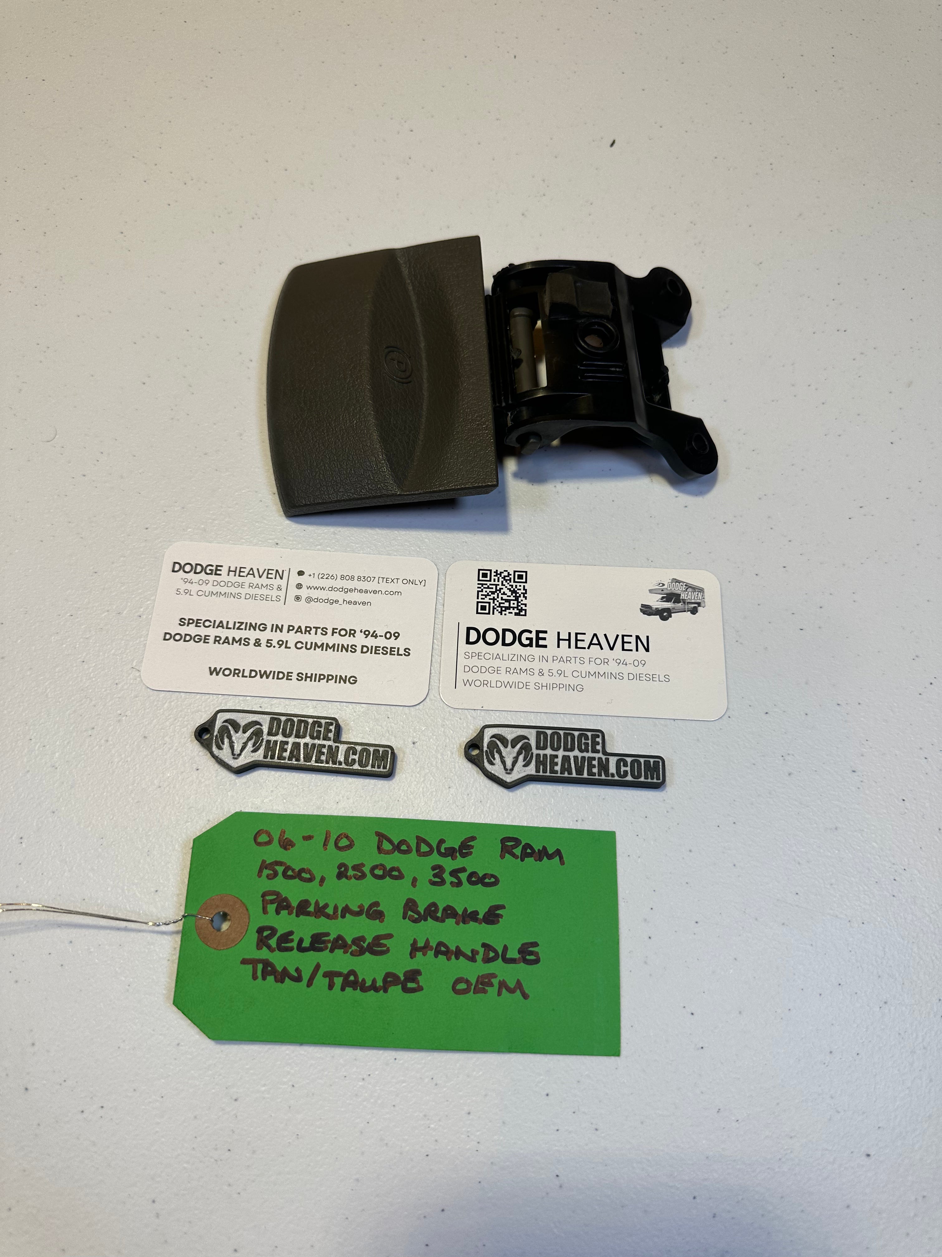 2006-2010 Dodge Ram 1500 2500 3500 Parking Brake Release Handle Tan (OEM)