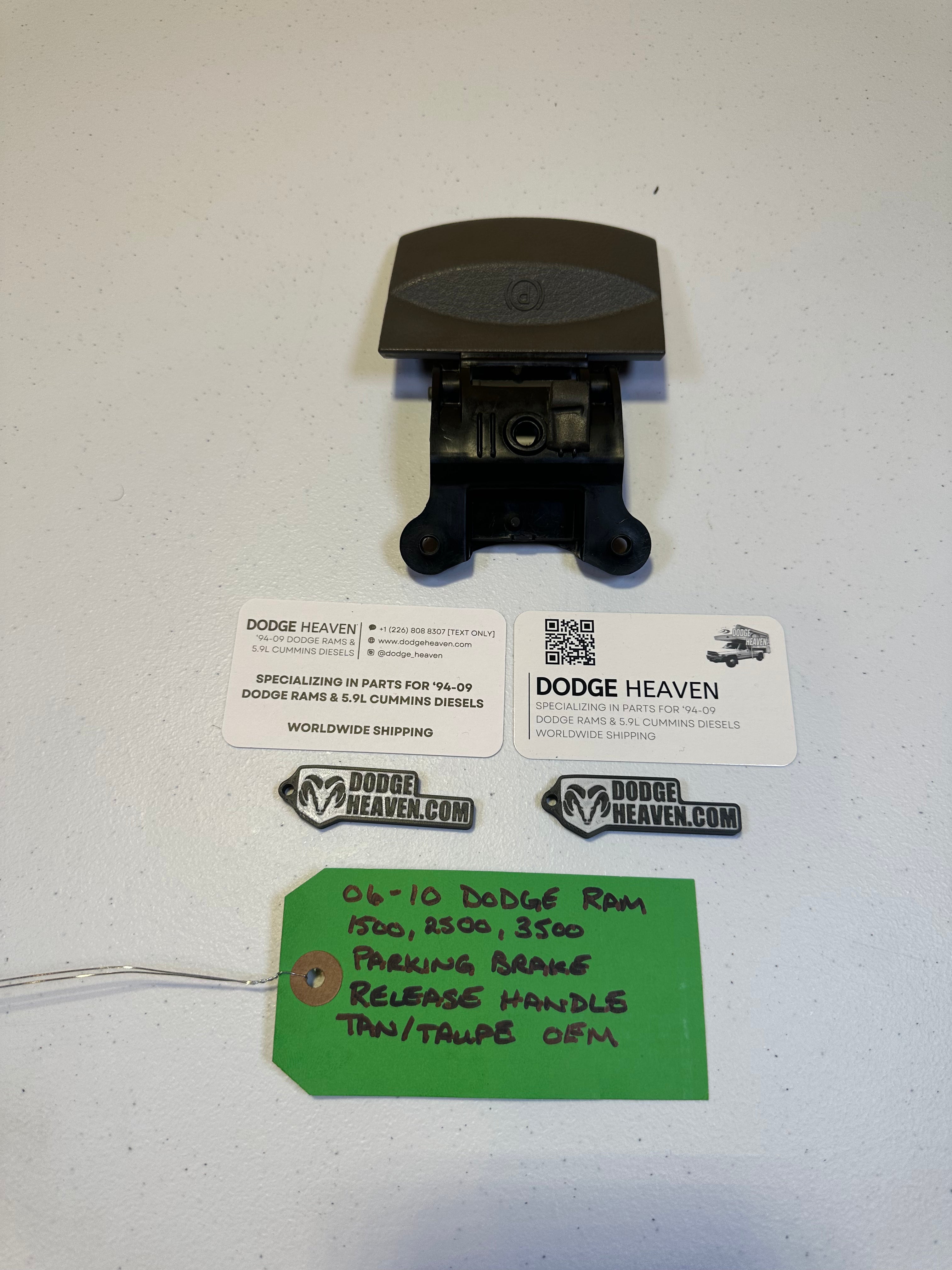 2006-2010 Dodge Ram 1500 2500 3500 Parking Brake Release Handle Tan (OEM)