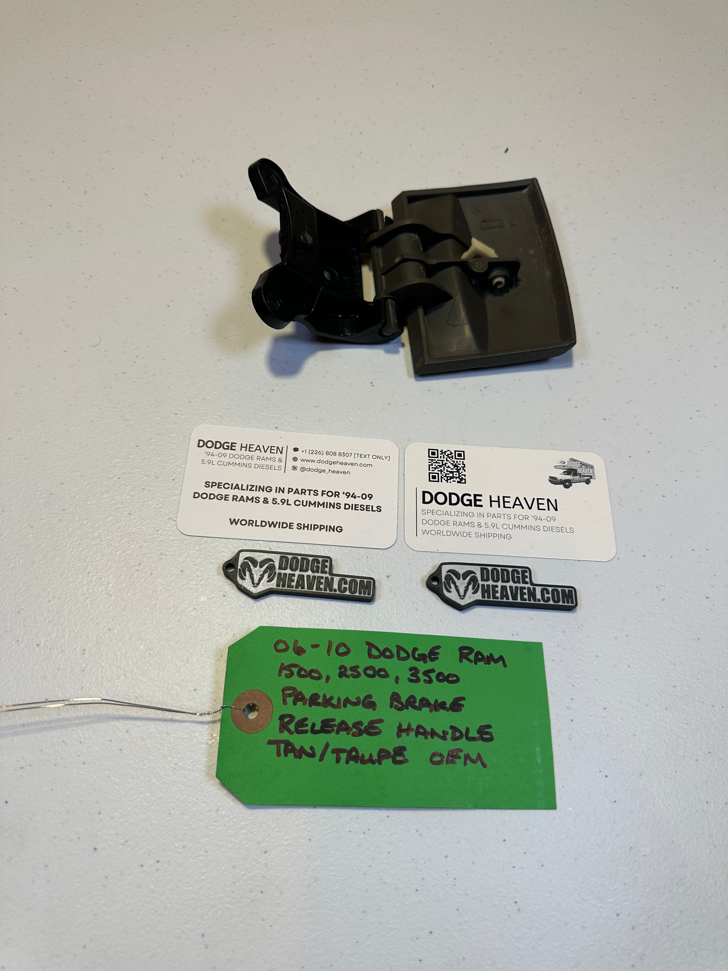 2006-2010 Dodge Ram 1500 2500 3500 Parking Brake Release Handle Tan (OEM)