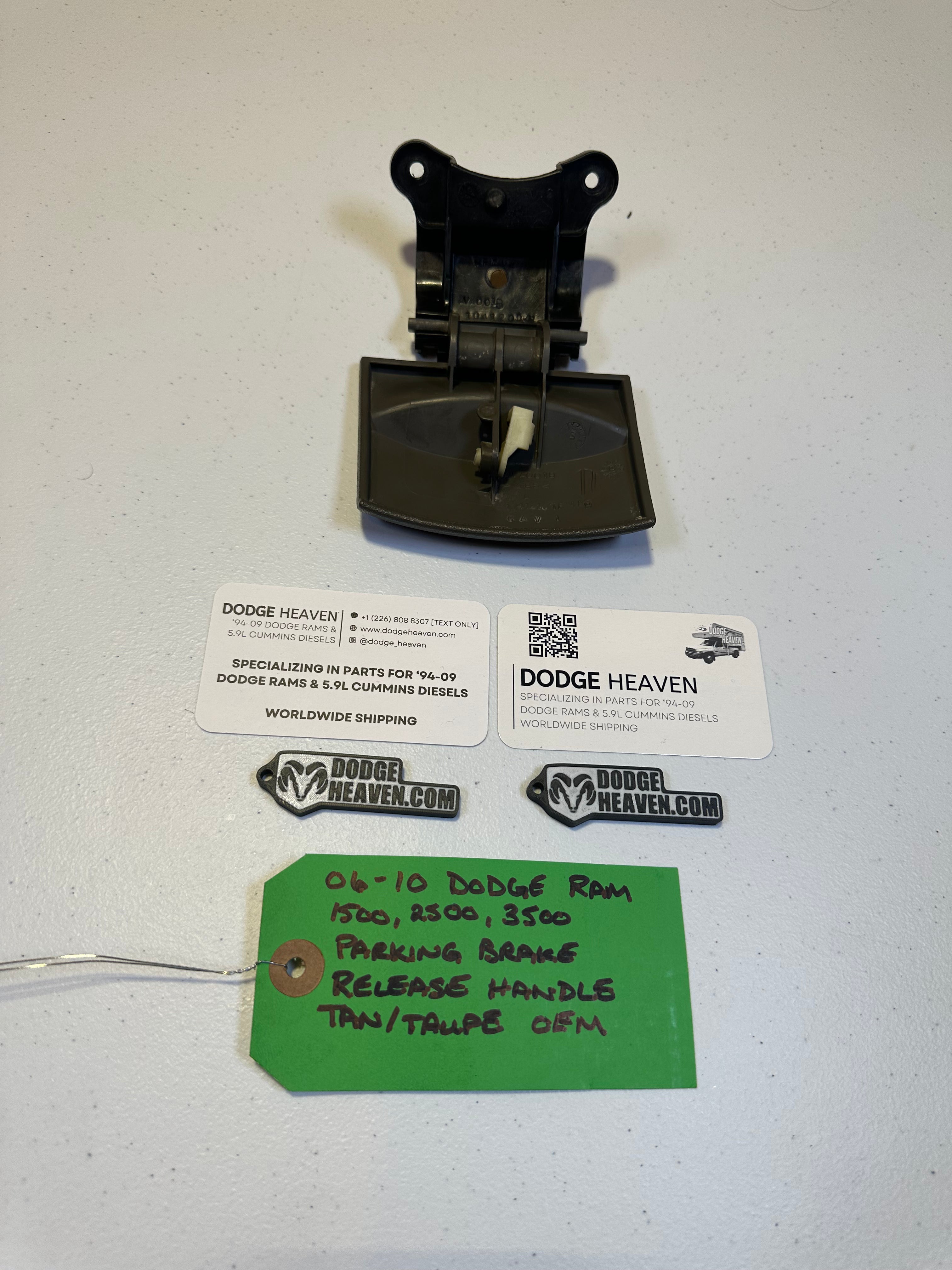 2006-2010 Dodge Ram 1500 2500 3500 Parking Brake Release Handle Tan (OEM)