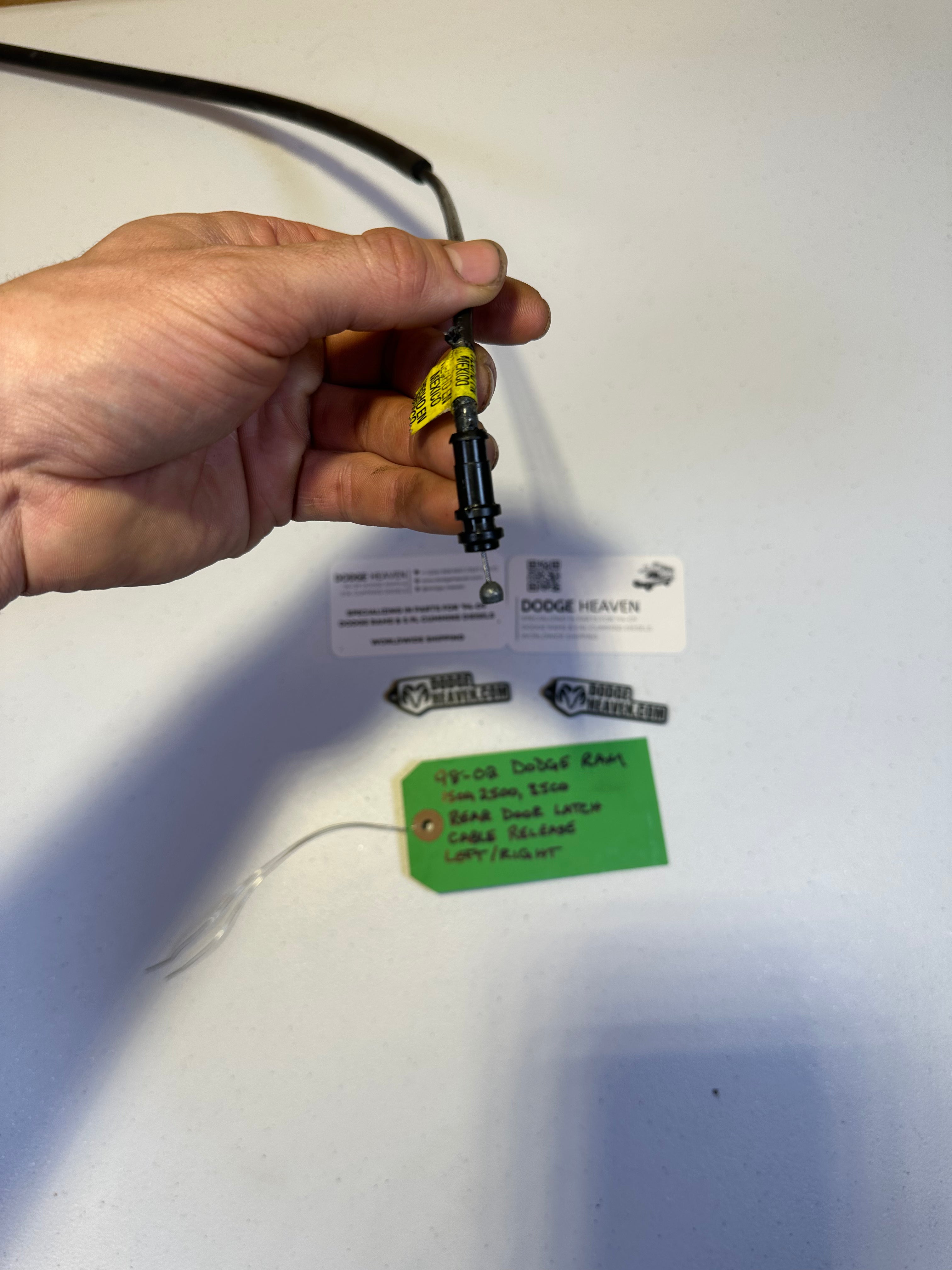 1998-2002 Dodge Ram 1500 2500 3500 Rear Door Latch Cable Release (OEM)