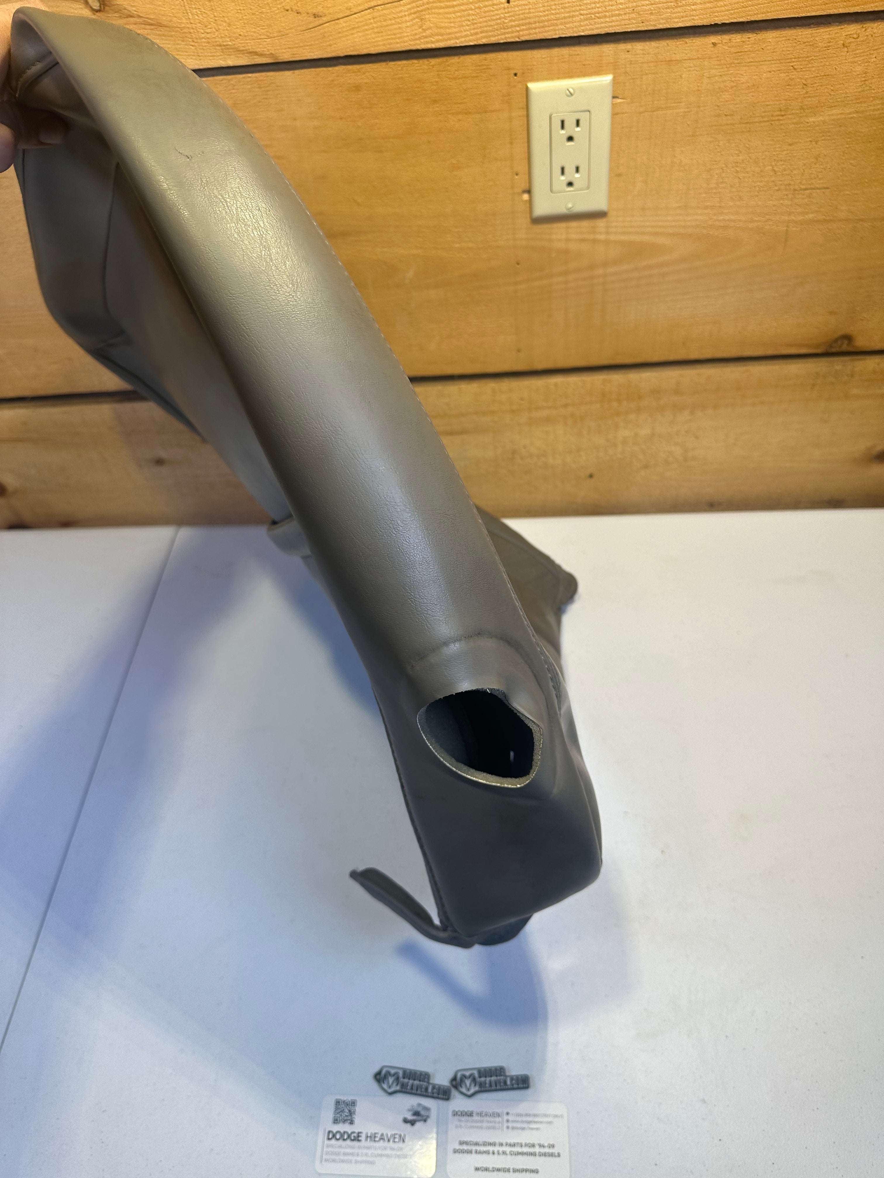 2006-2009 Dodge Ram Laramie Jumper Seat Back Rest Cover Tan / Taupe (OEM)