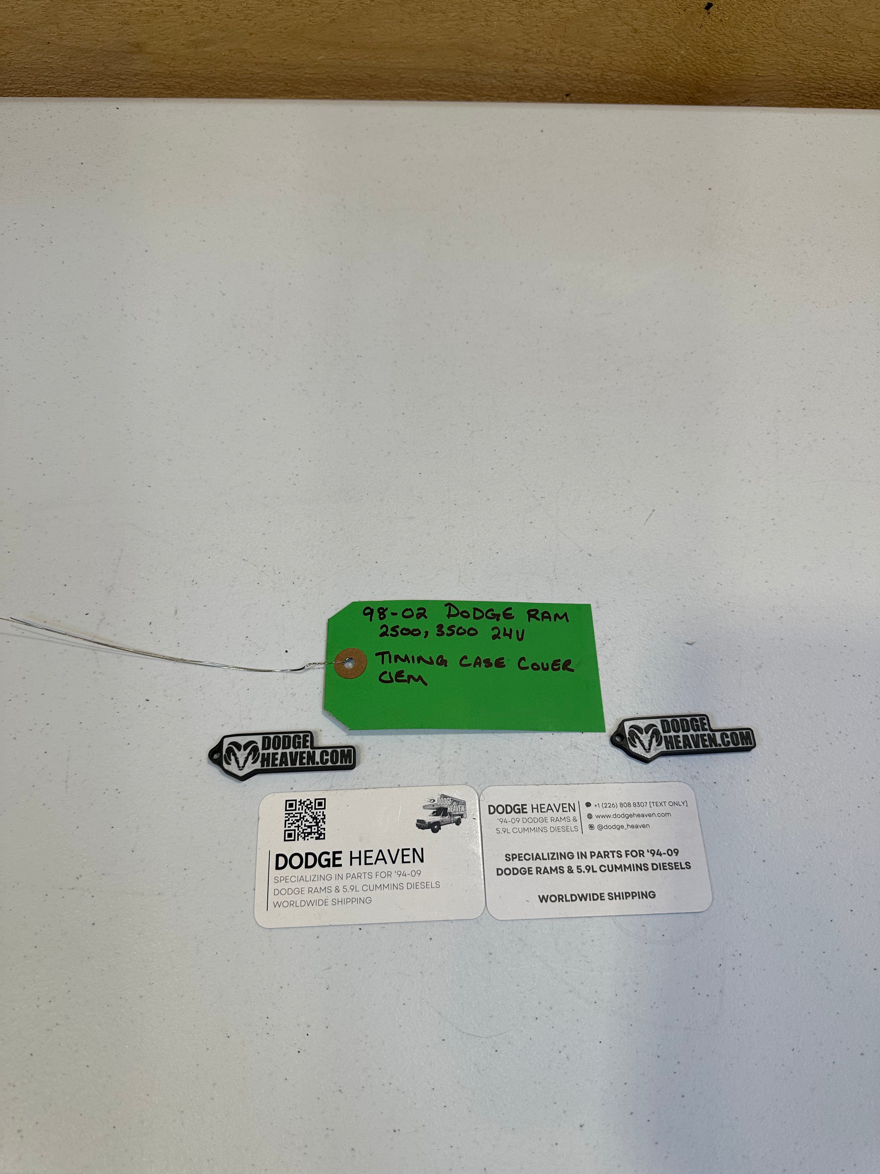 1998.5-2002 Dodge Ram 2500 3500 5.9L 24V  Cummins VP44 Gear Case Timing Cover (OEM)