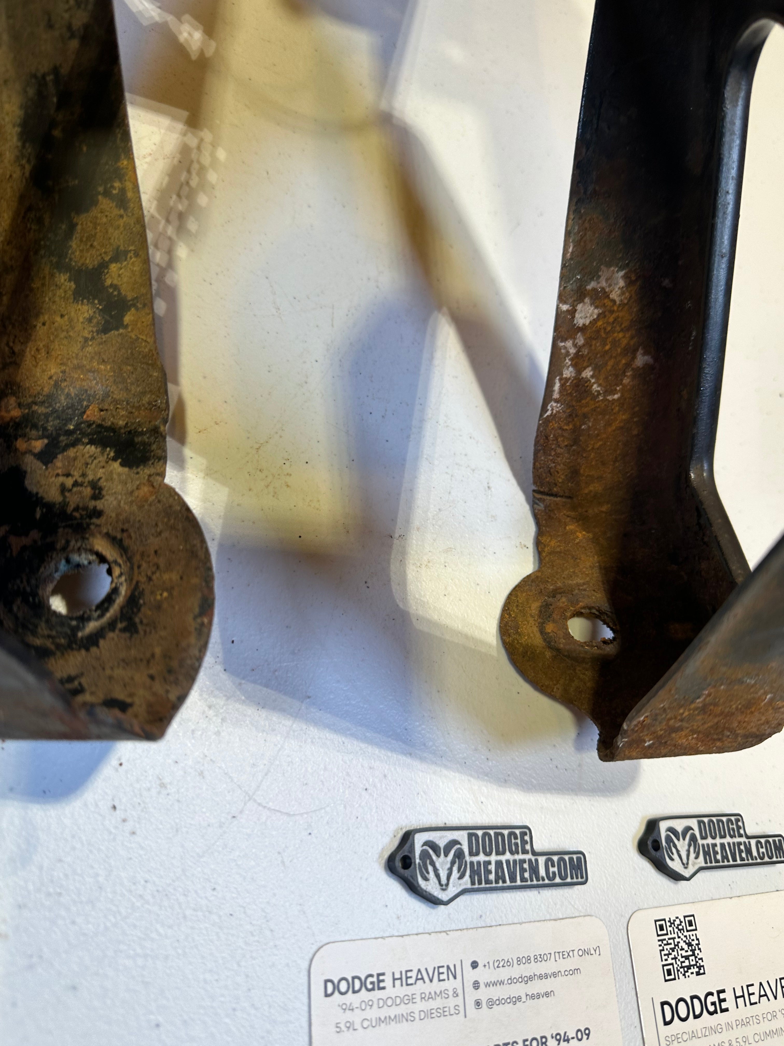 1994-2002 Dodge Ram Single Cab Driver-Side Manual Seat Brackets (OEM)